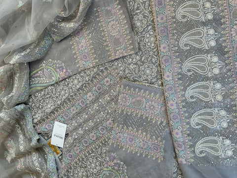 Grace in Every Thread: Explore the Magic of Dhaaga's Premium Chikankari and Tissue Lehenga Skirt