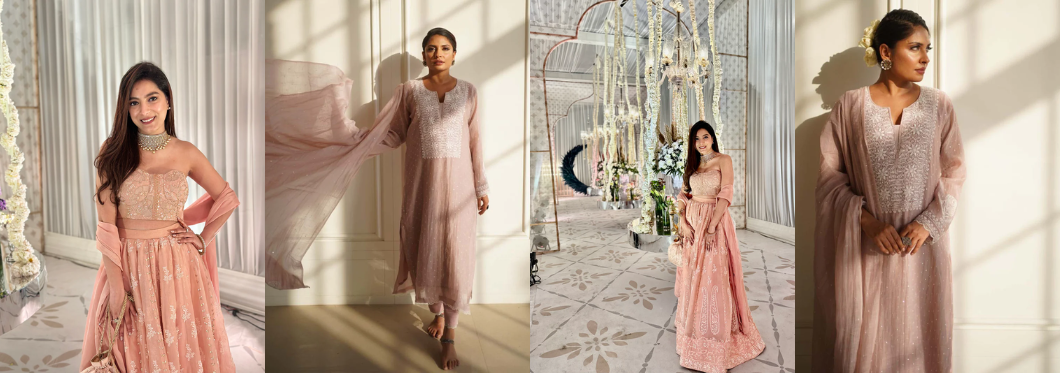 chikankari suits in Lucknow