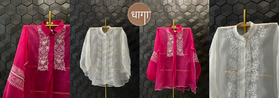 Chikankari shirts for women