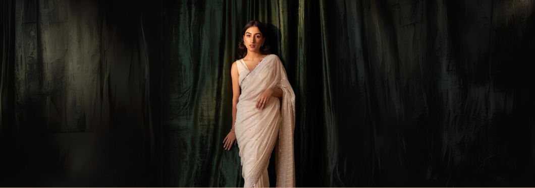 Dhaaga's Chikankari Sarees: A Thread of TimelessĀ Elegance