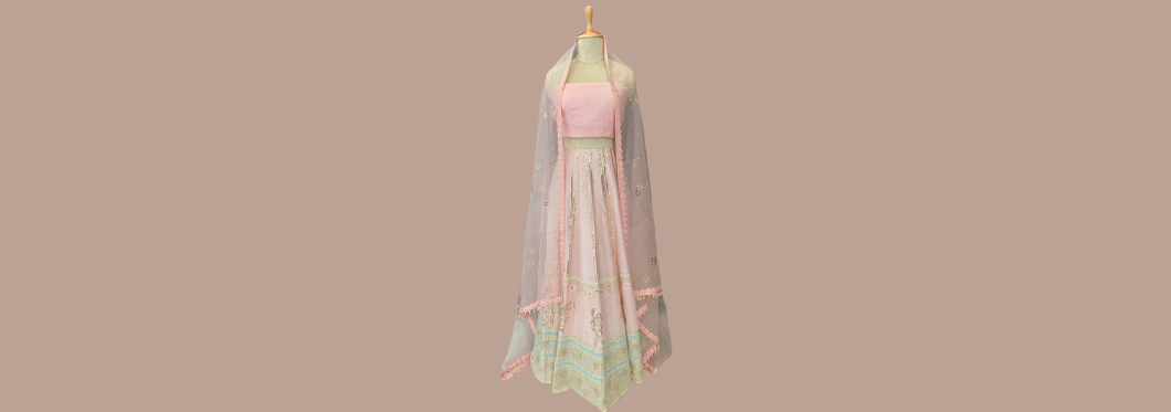 chikankari lehenga