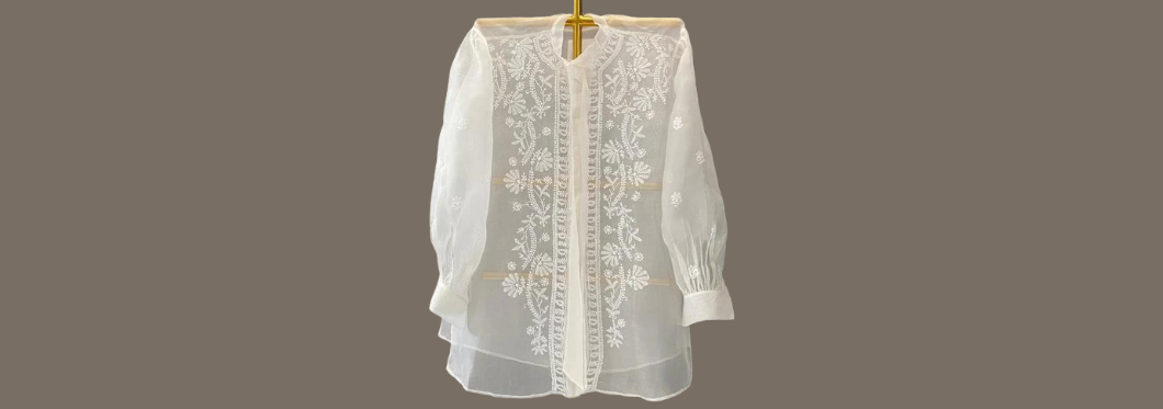 chikankari shirt for women
