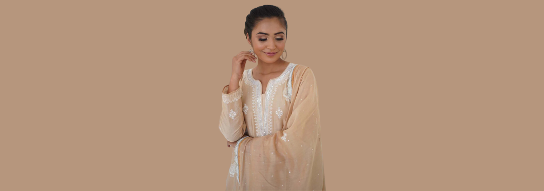 ek taar chikankari