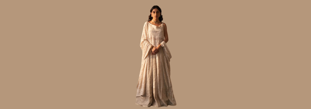 lucknowi chikankari lehenga