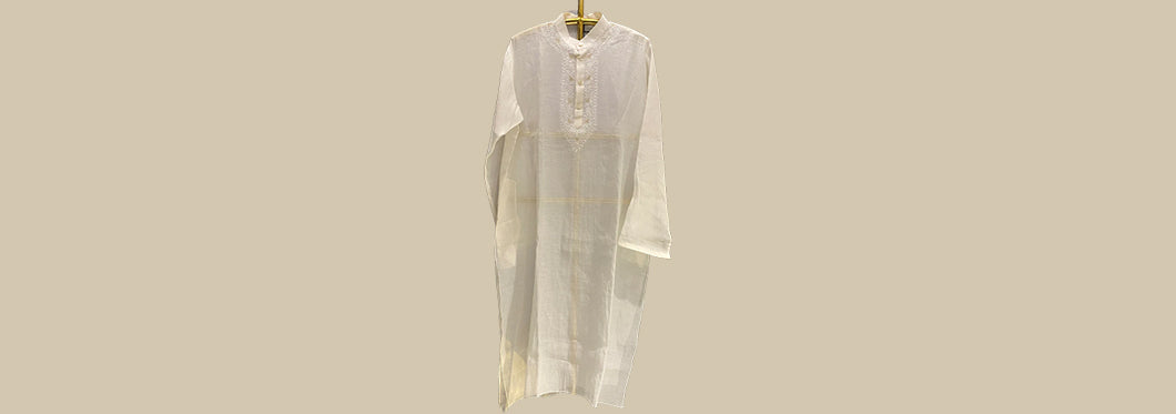 Elevate Your Style with Elegance: Introducing Chikankari Kurta for Men at Dhaaga