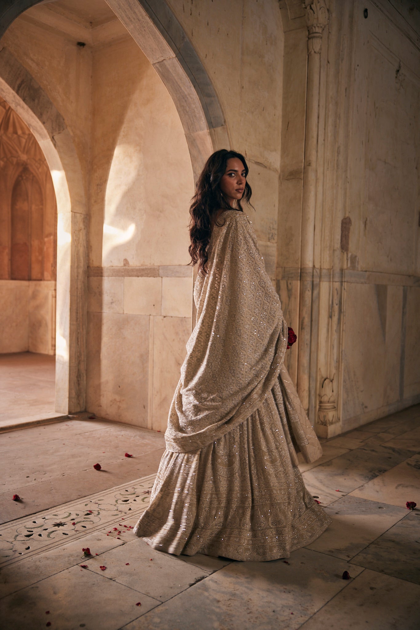 Mahi Lehenga Set - Ivory Signature Chand & Paan Lehenga Set