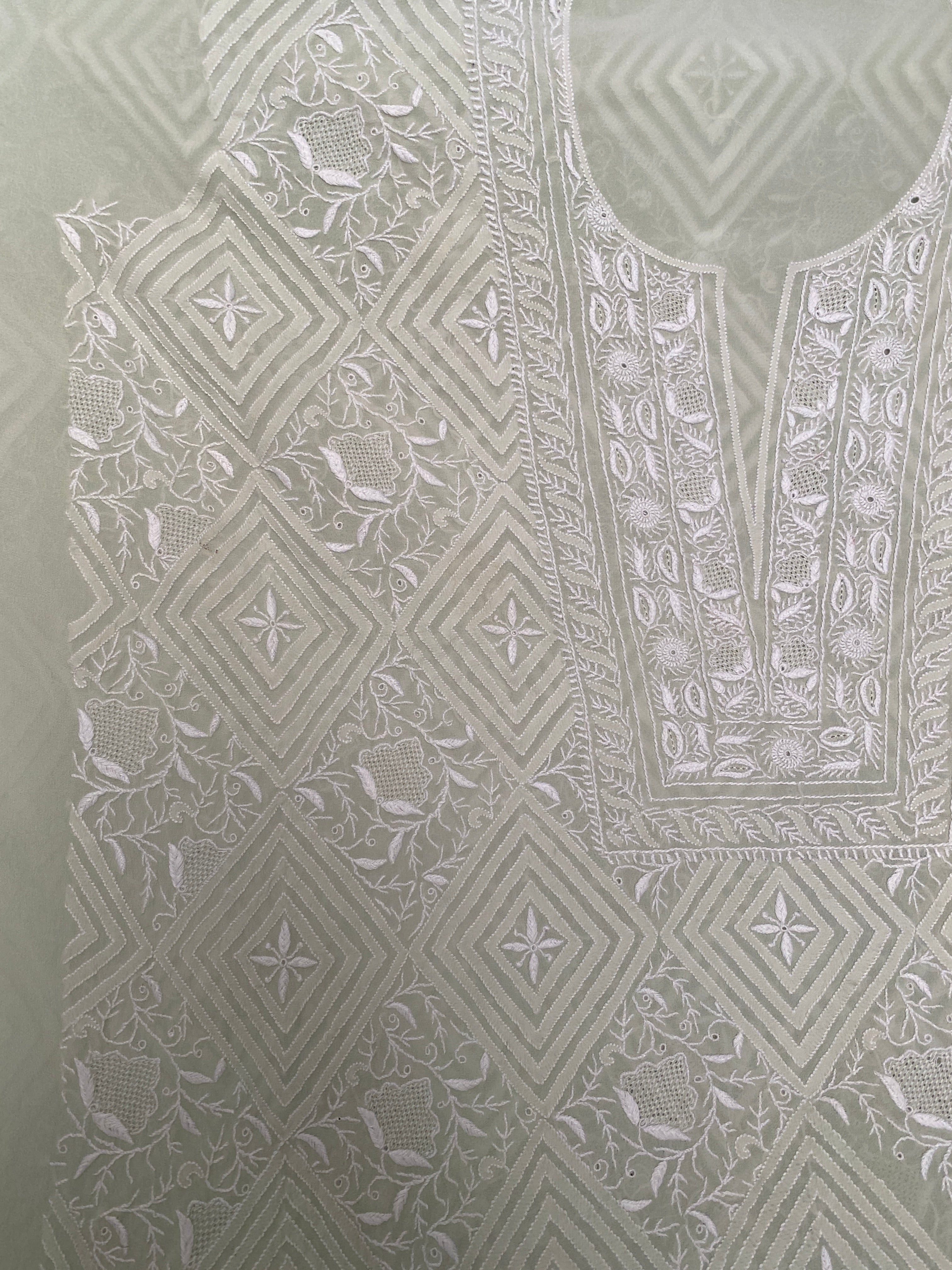 Mint Green Georgette kurta set