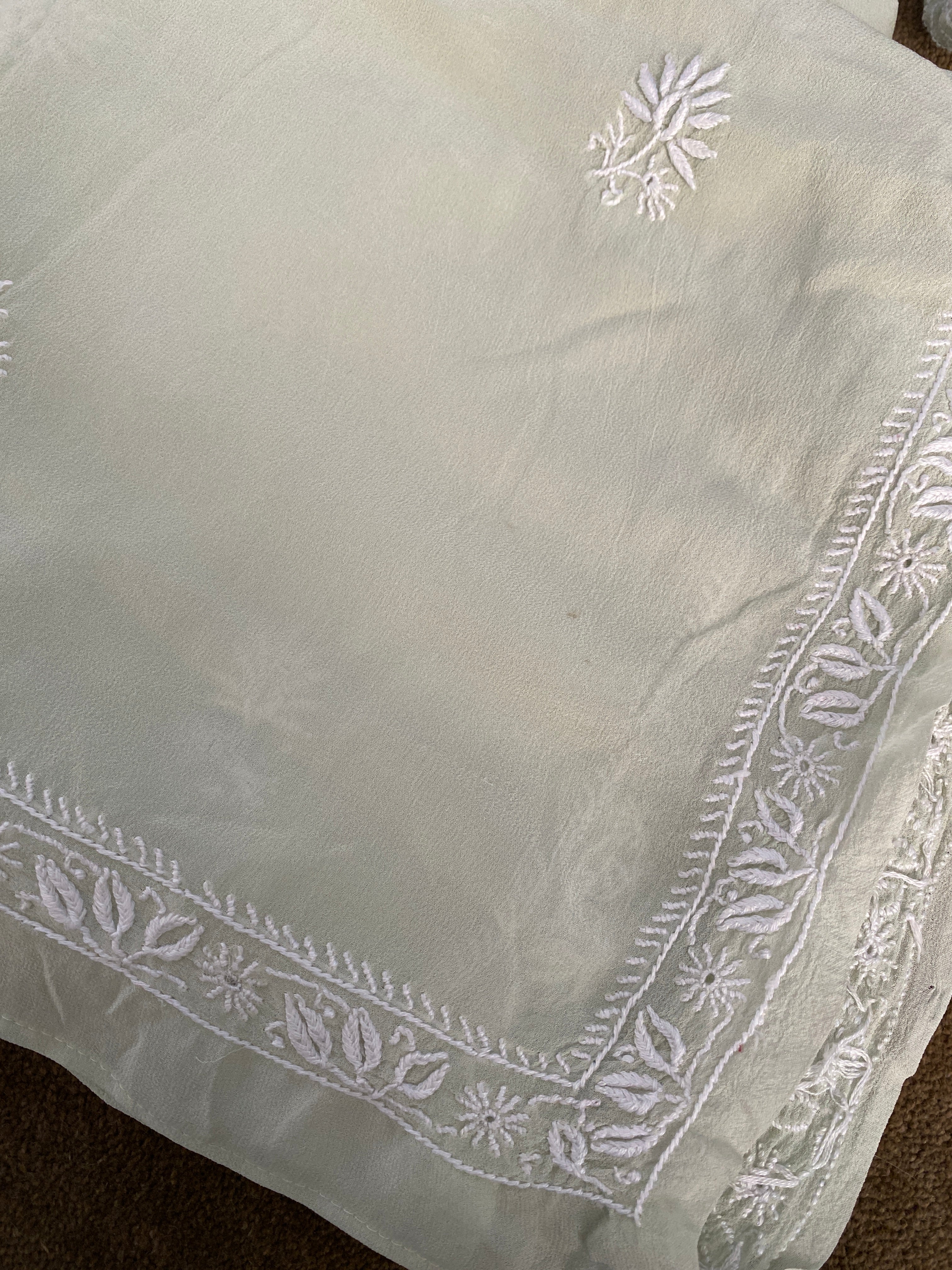 Mint Green Georgette kurta set