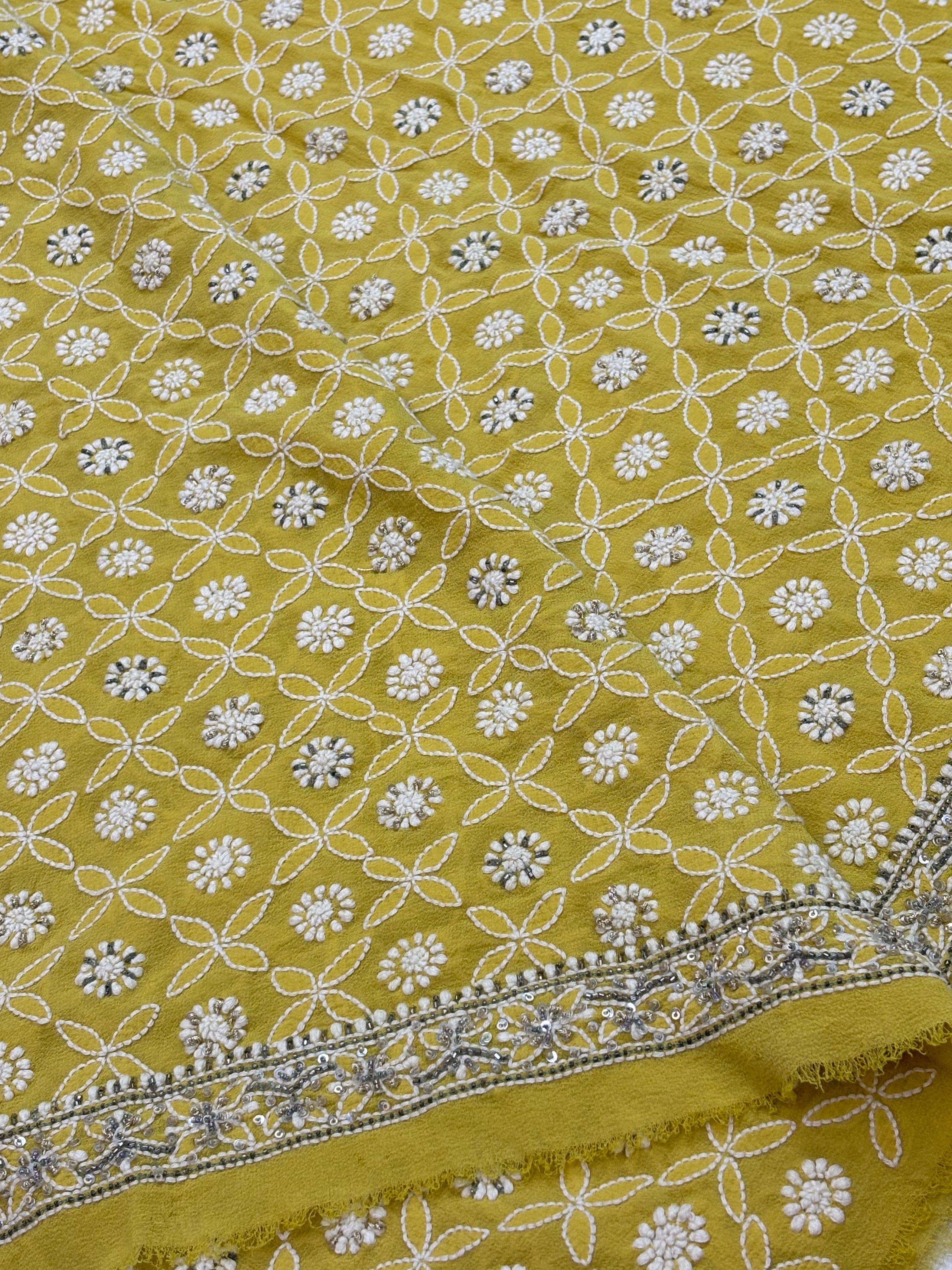 Lime Green Mens Chikankari Kurta