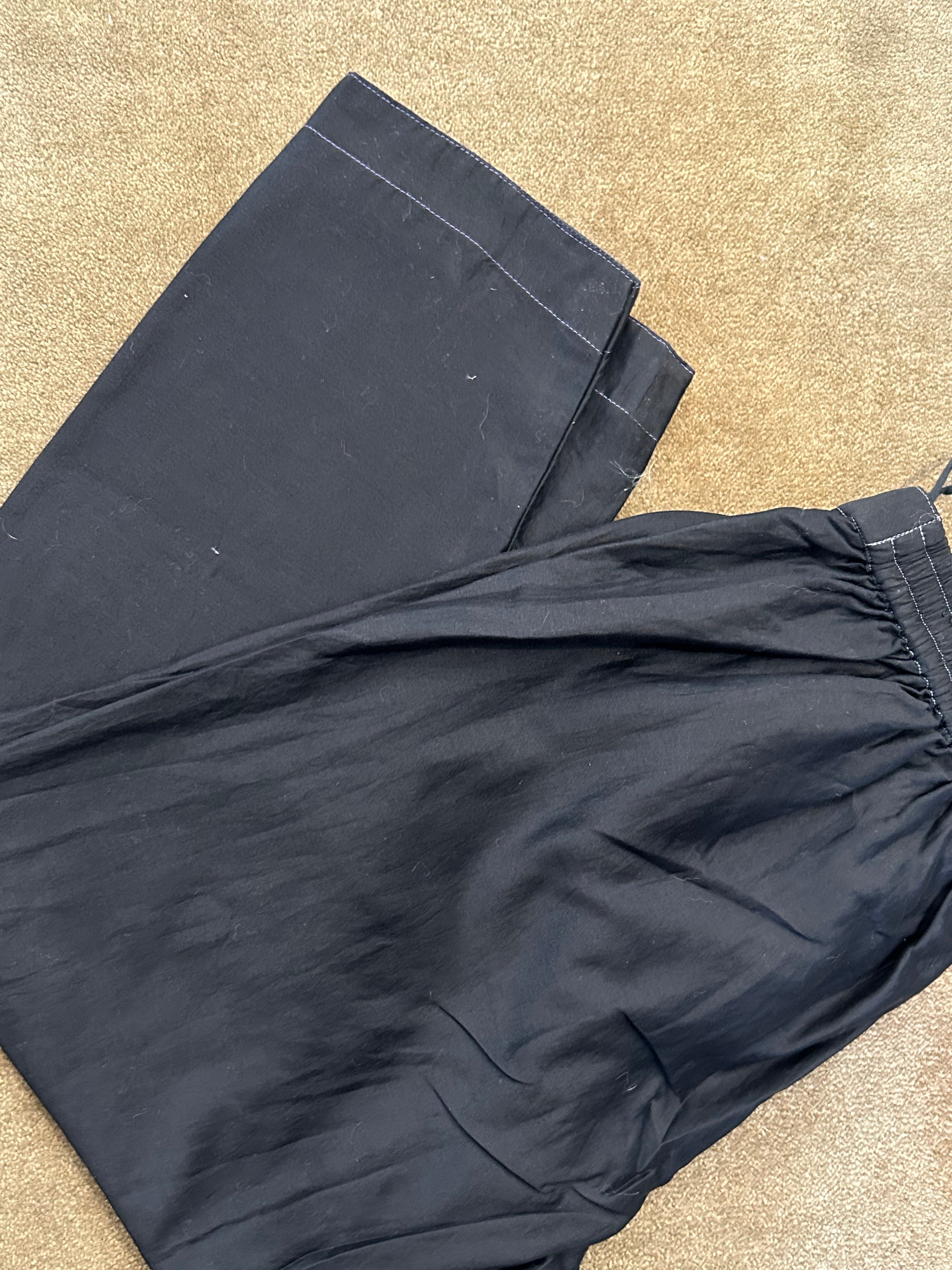 Black Chanderi Chikankari Suit Set