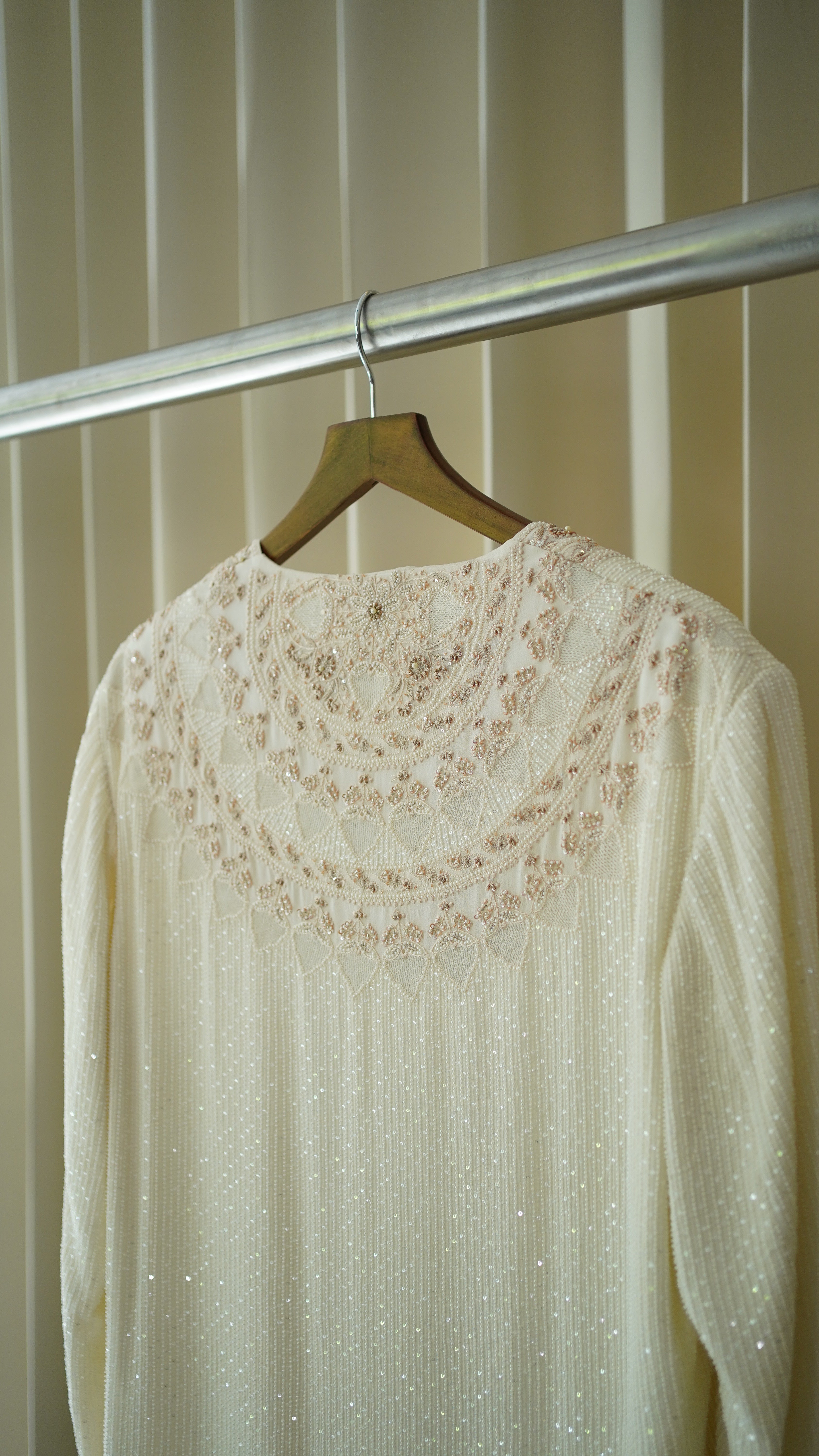 Ivory Pure Georgette Jacket