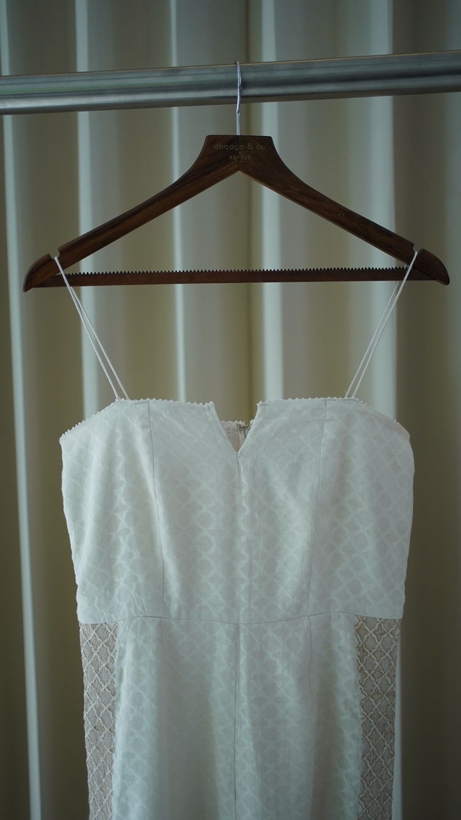 Premium ivory chikankari jumpsuit