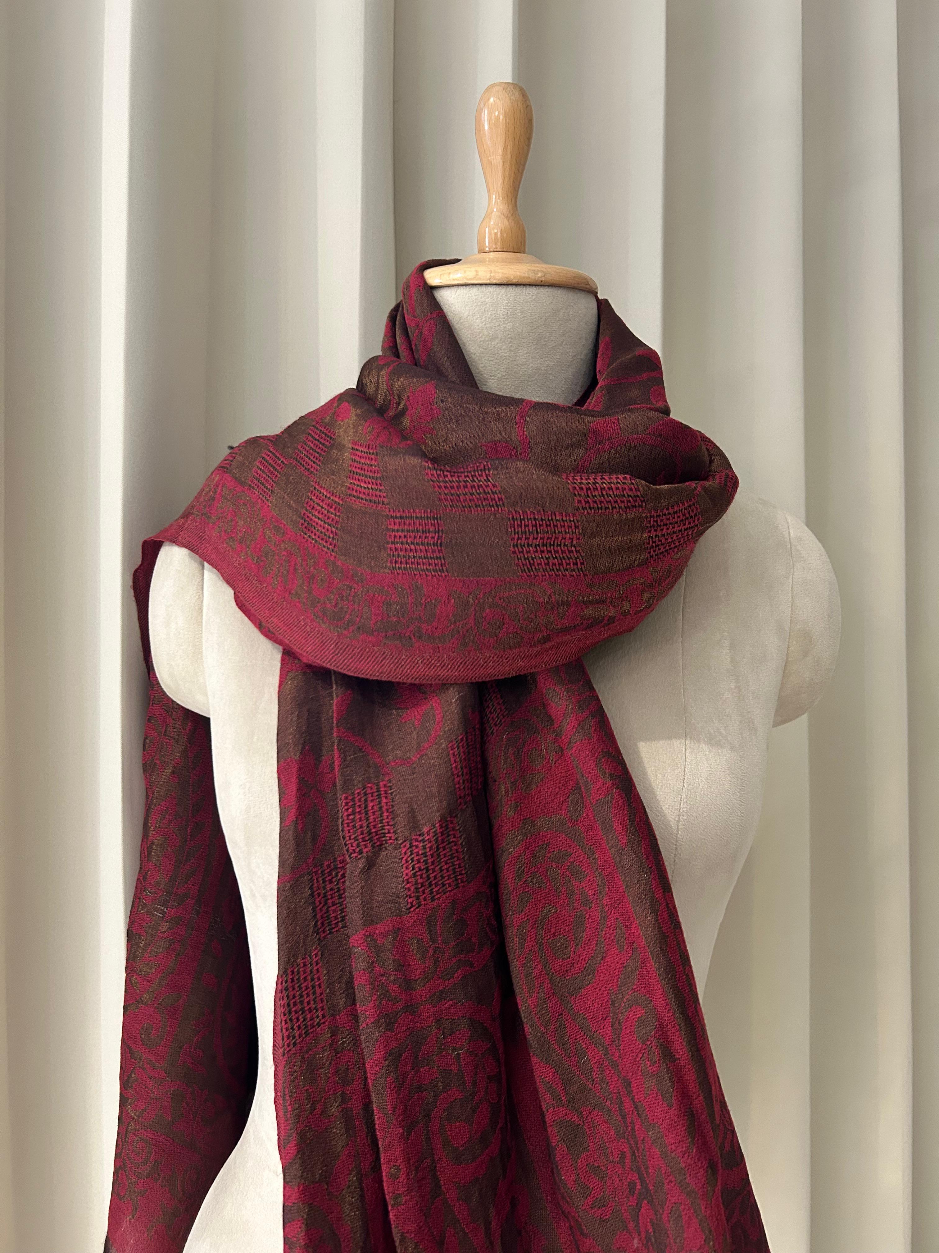 Red Woolen Shawl