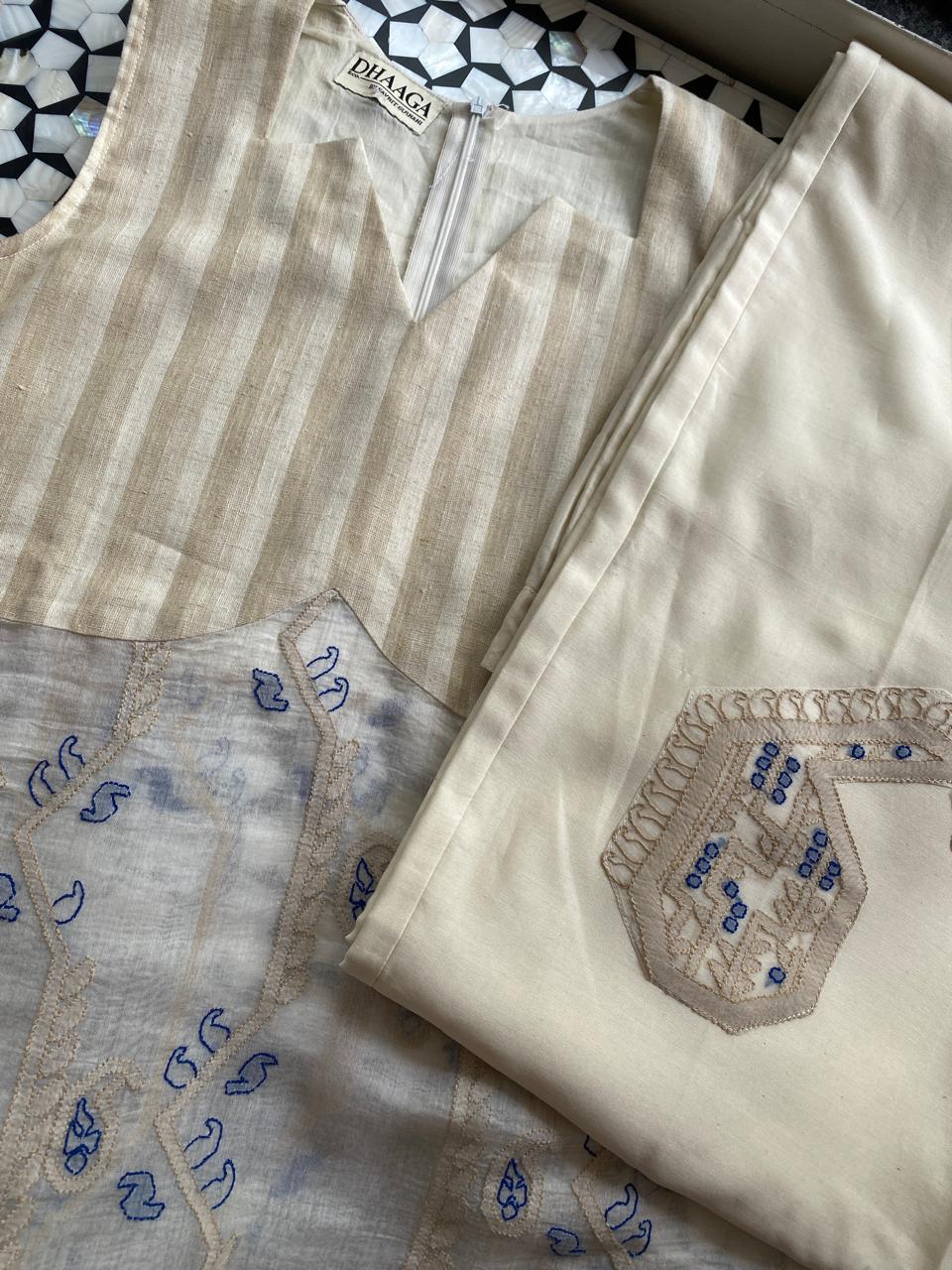 Chikankari Top and Pants Set