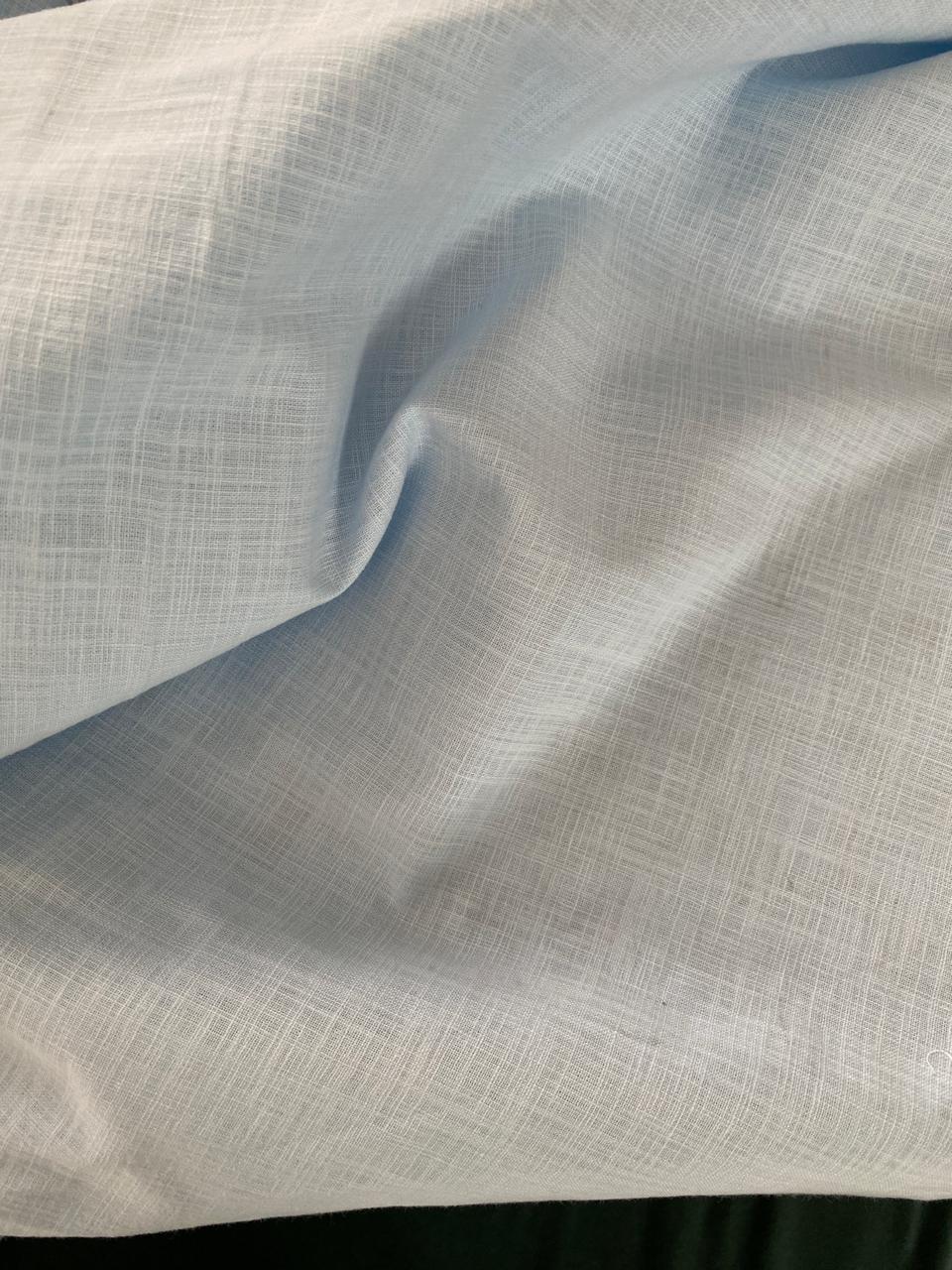 Sky Blue Soft Chanderi chikankari men’s kurta