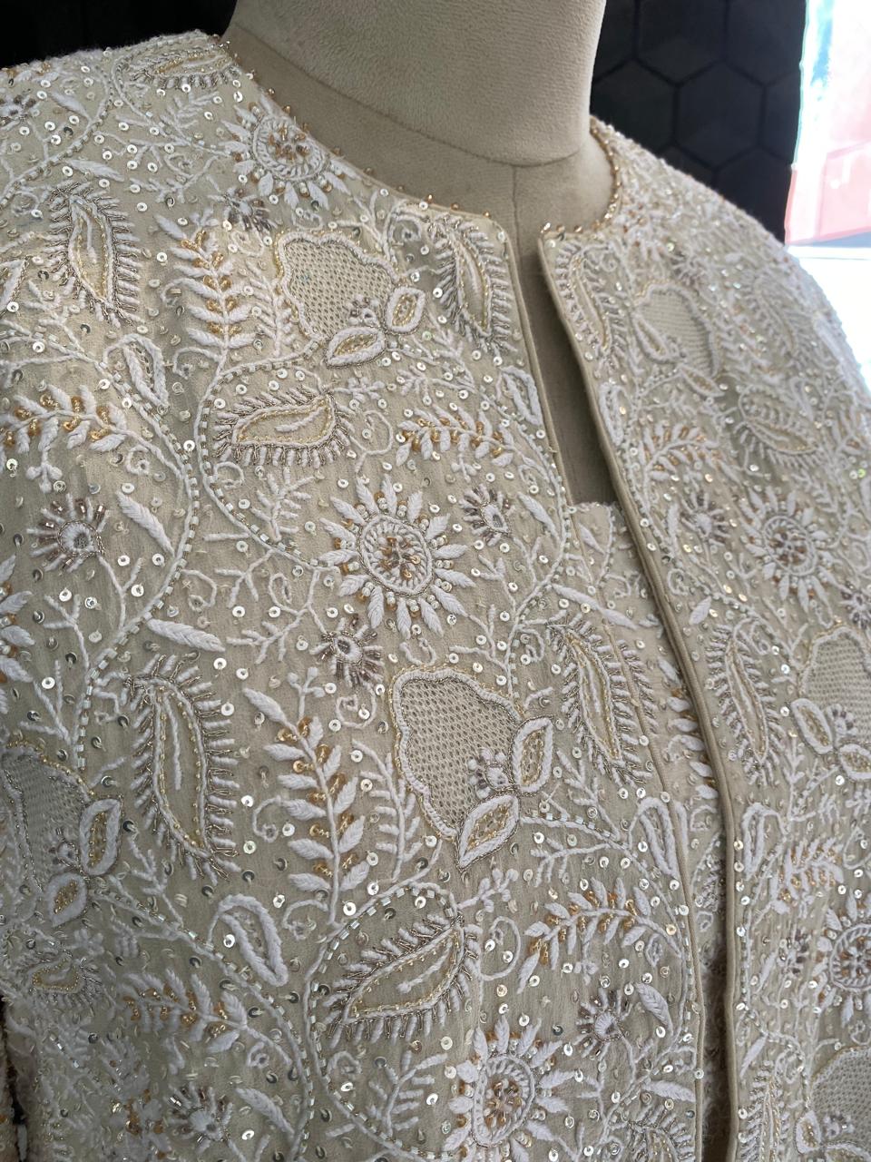 Champagne Bloom Blazer Set