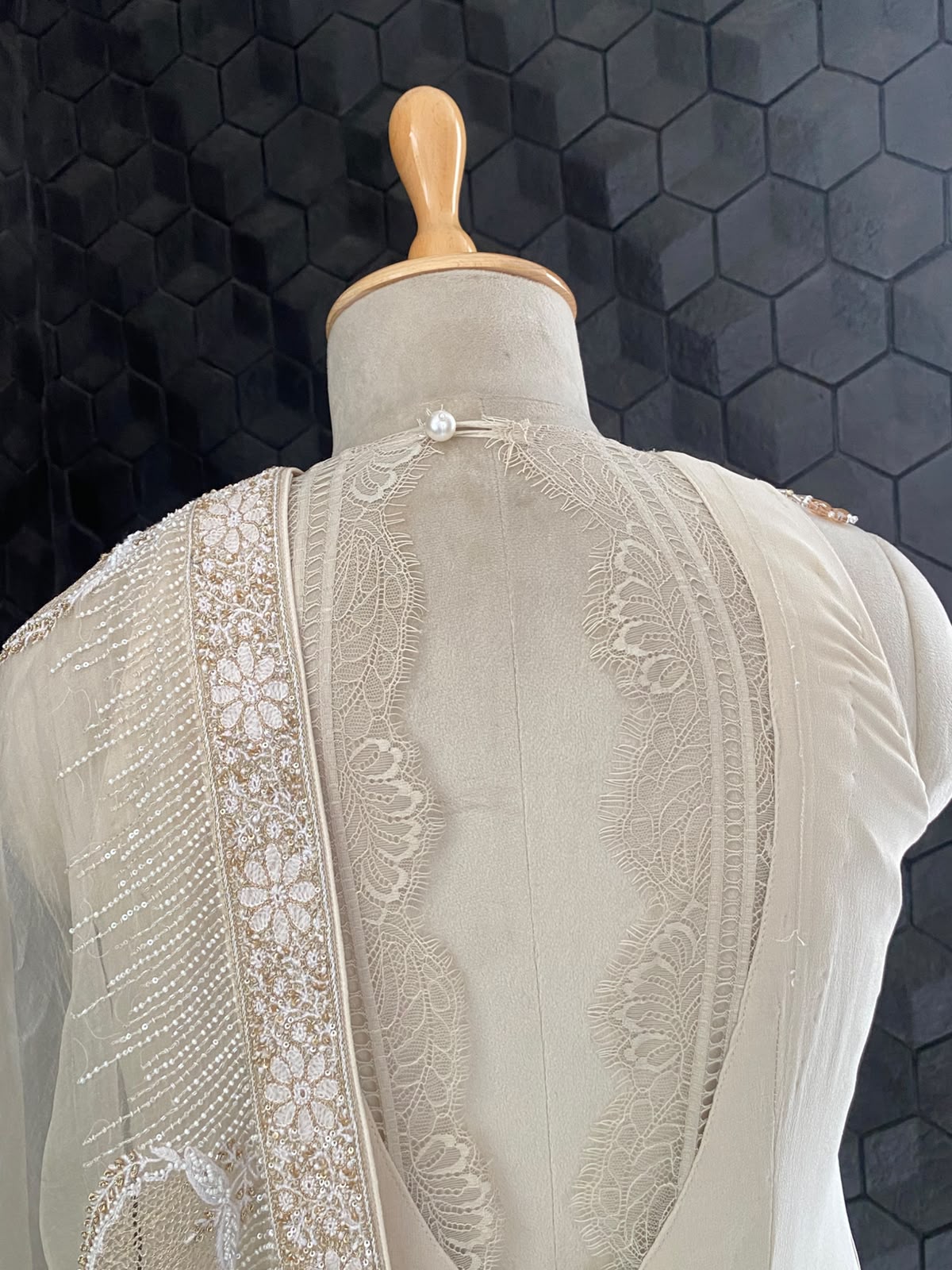 Ivory Intricate Chikankari Sharara Set