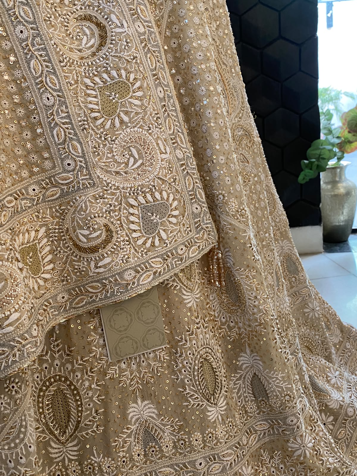 Ivory Heritage Embroidered Lehenga Set