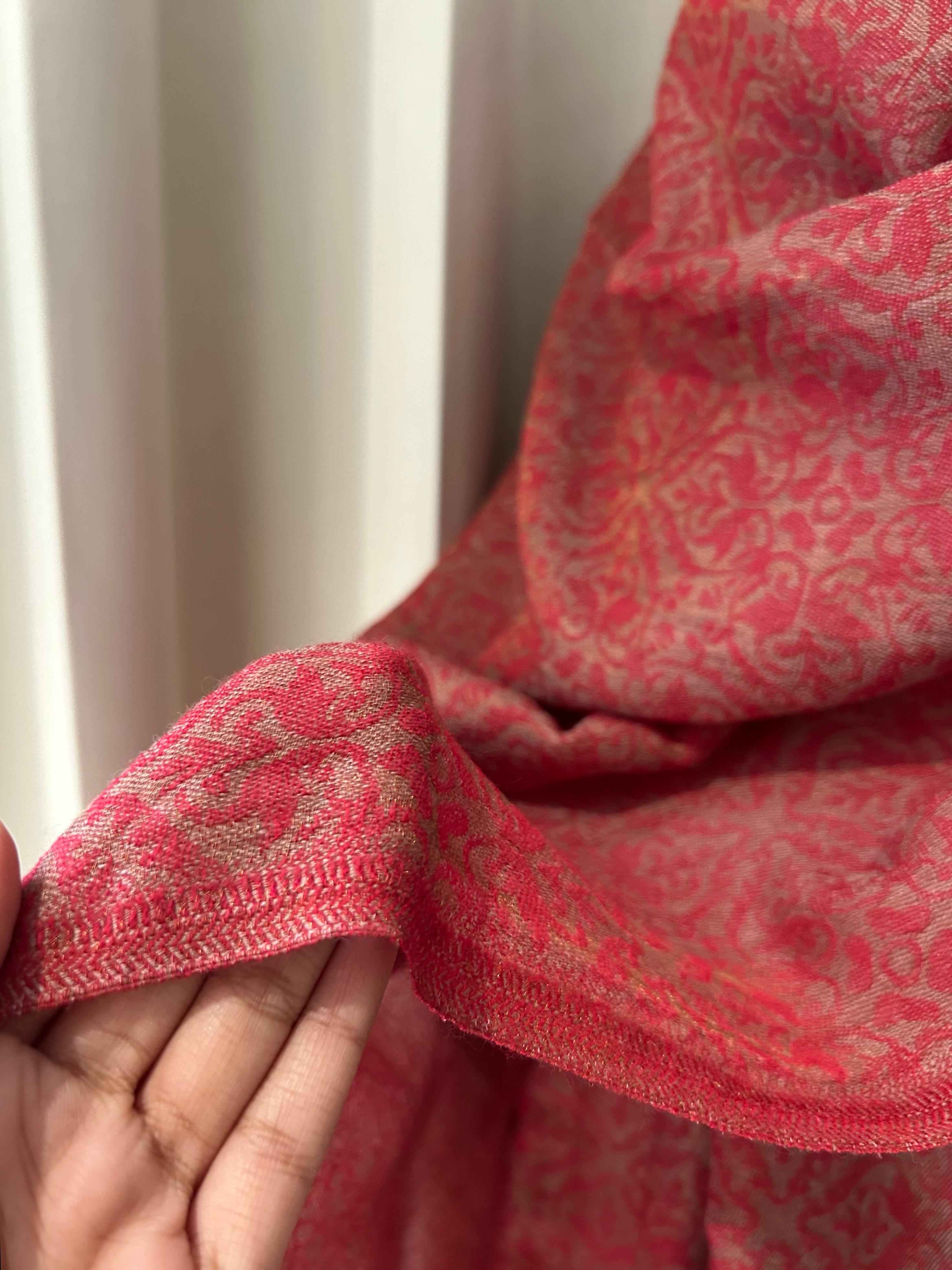 Maroon Woolen Shawl