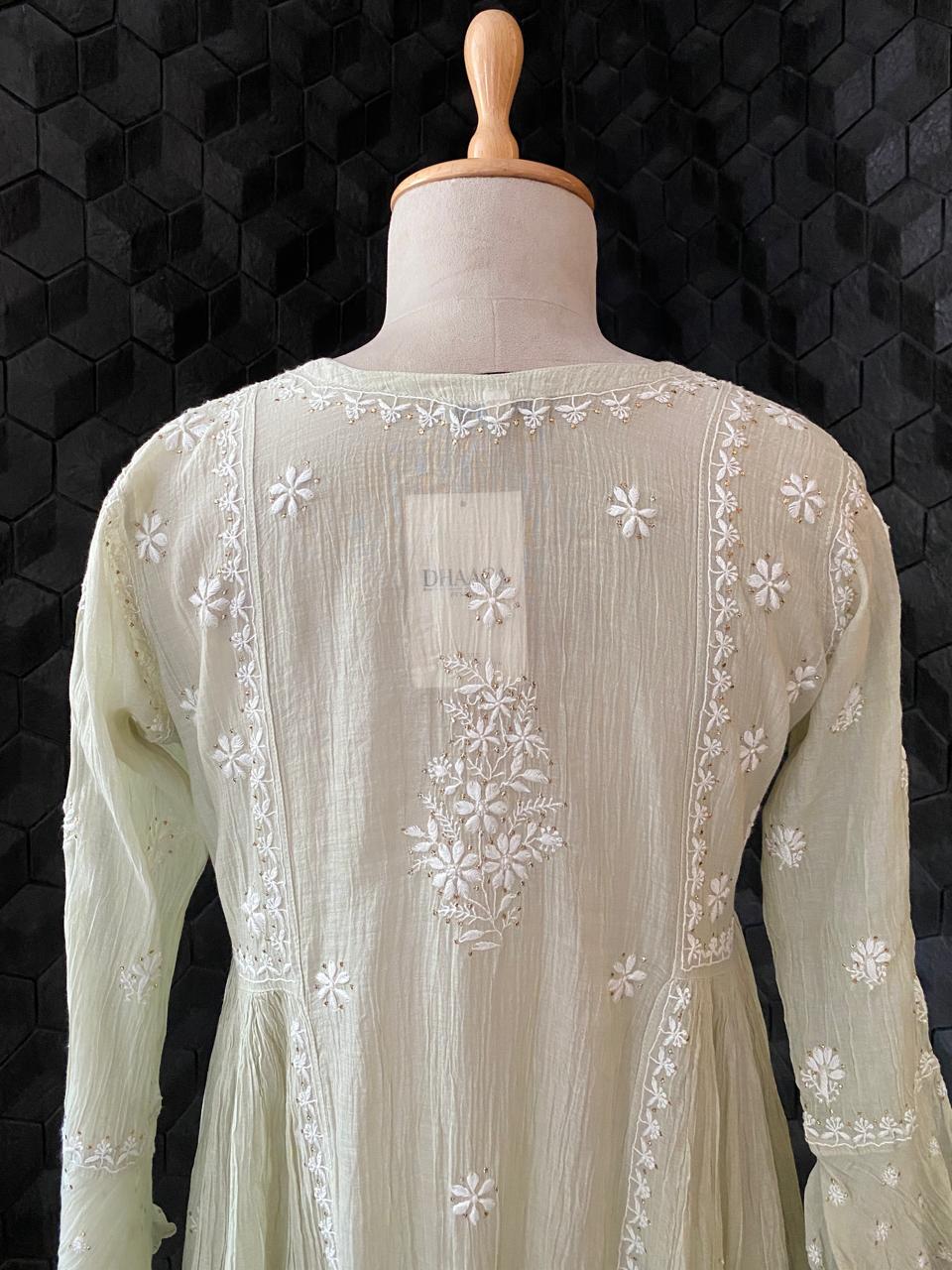 Mul chanderi Dress