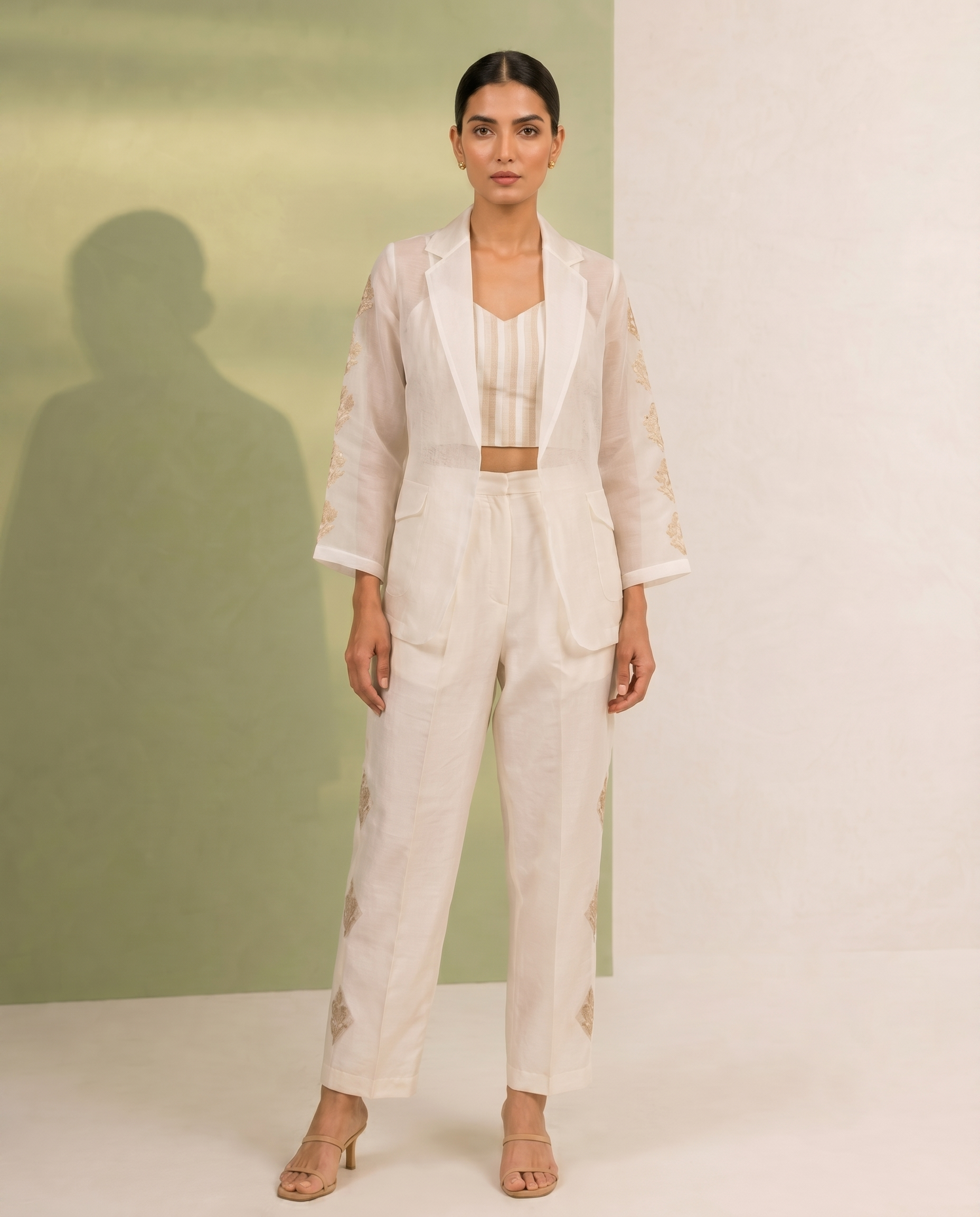 Three-Piece Blazer Pant Set