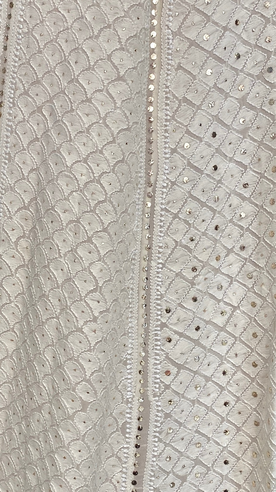 Do Taar Premium Georgette chikankari lehenga with mukaish work