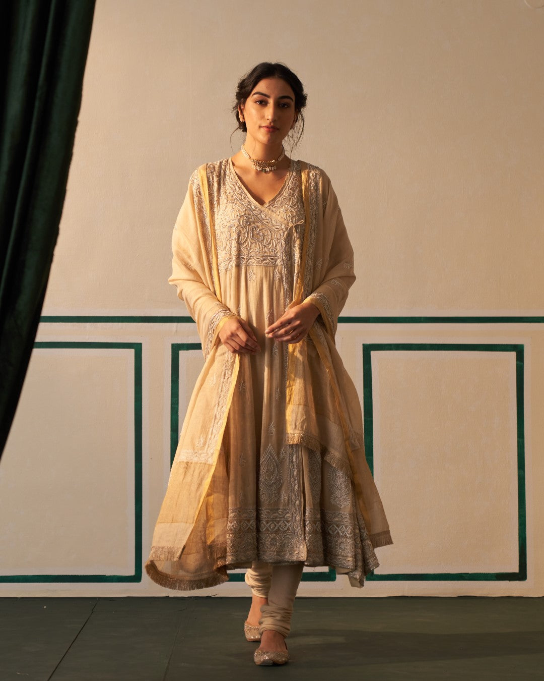 slim fit dress slacks Gold Bridal dress