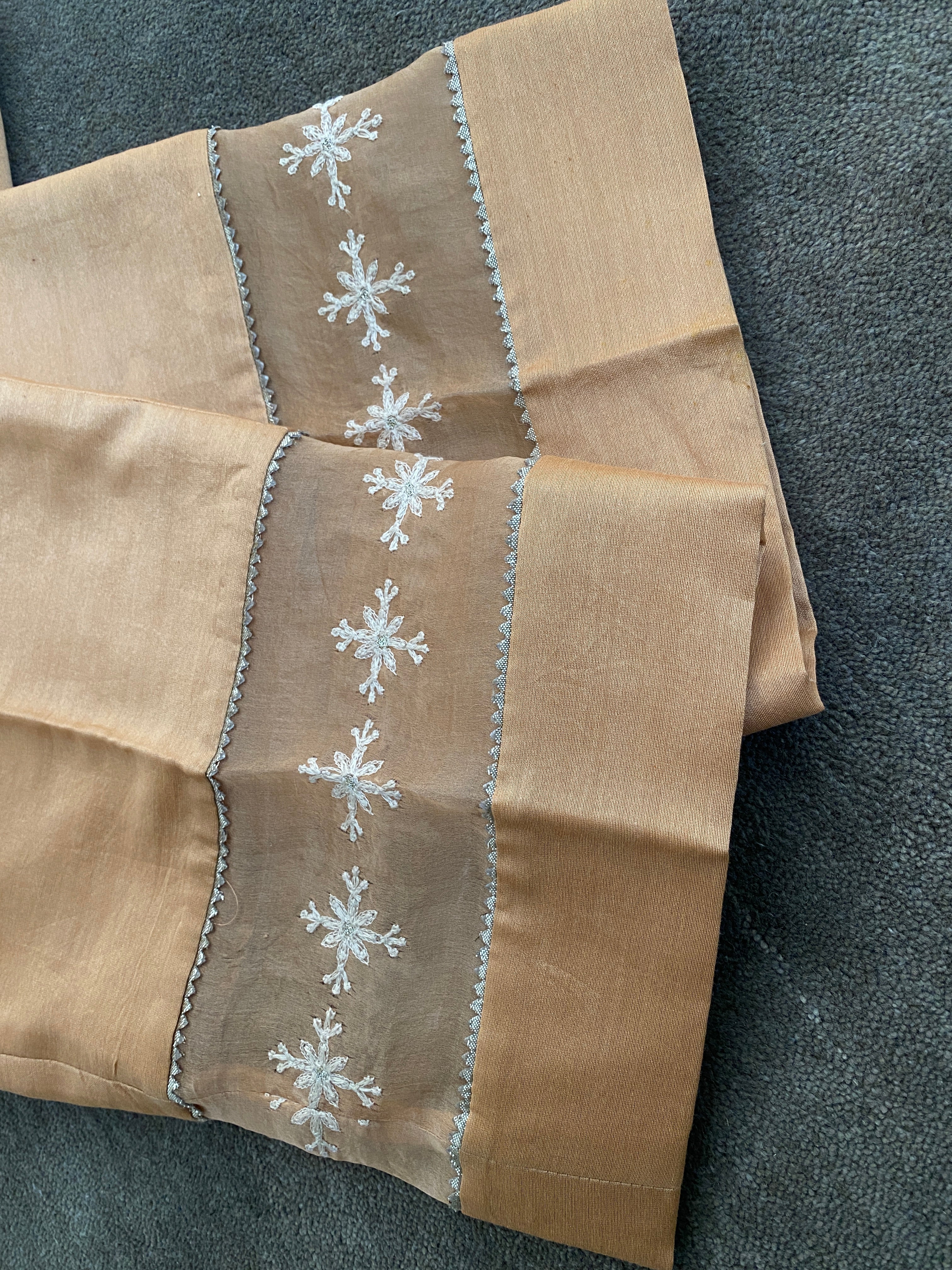 Chanderi Pants with hand embroidery