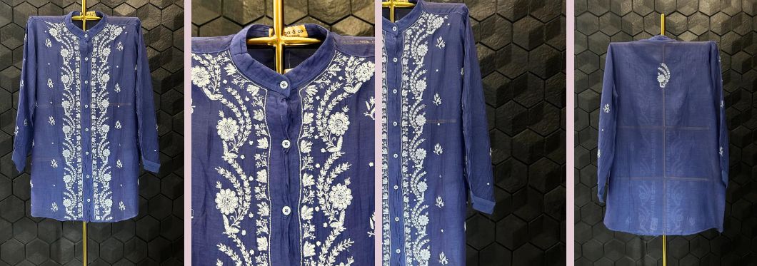 Why Should You Choose Chikankari Organza Shirt from Dhaaga?