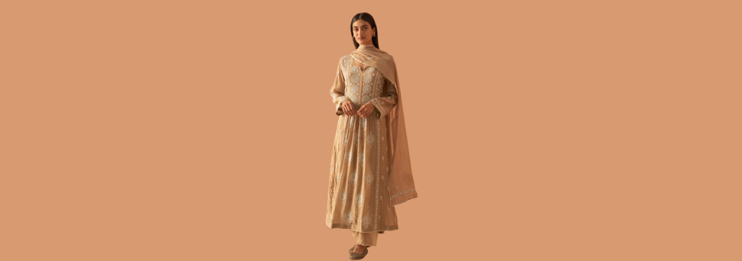 Explore Dhaaga's Beautiful Chikankari Anarkalis For Your Special Occasions