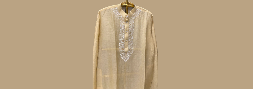 Enhance Your Look with Dhaaga's Chikankari Kurta Set For Your Special Occasion  chikankari kurta set