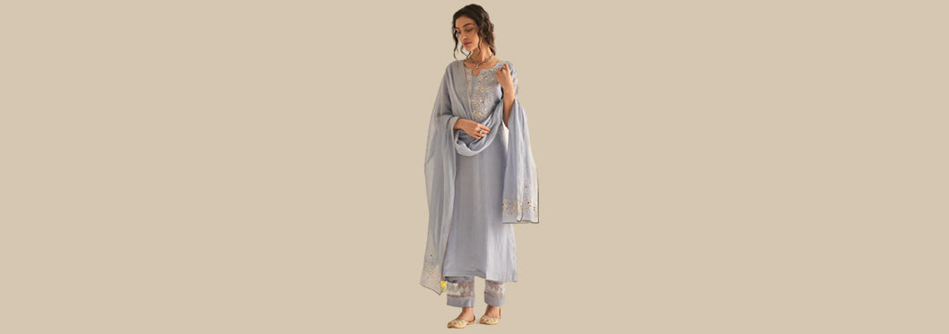 Discover Elegance: Chikankari Kurta Sets at Dhaaga - The Epitome of Artistry in Lucknow