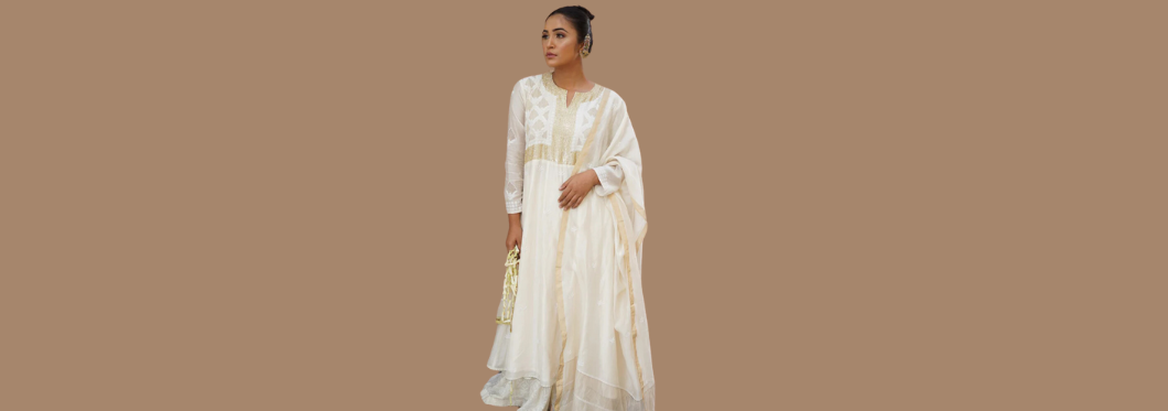 Beautiful Chikankari Kurta Set by Dhaaga for Everyone