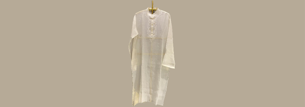 chikankari mens kurta