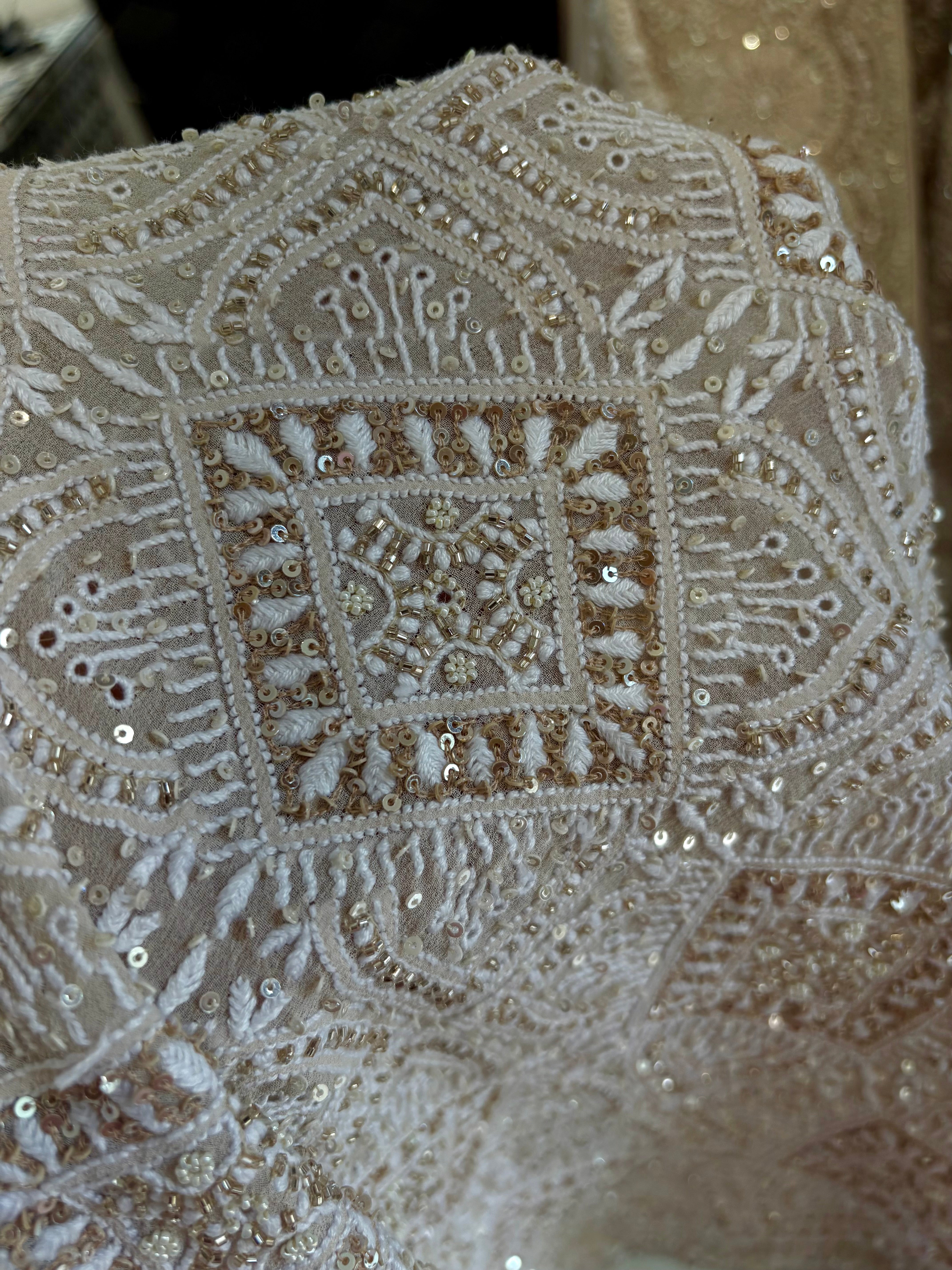 Premium Chikankari Saree