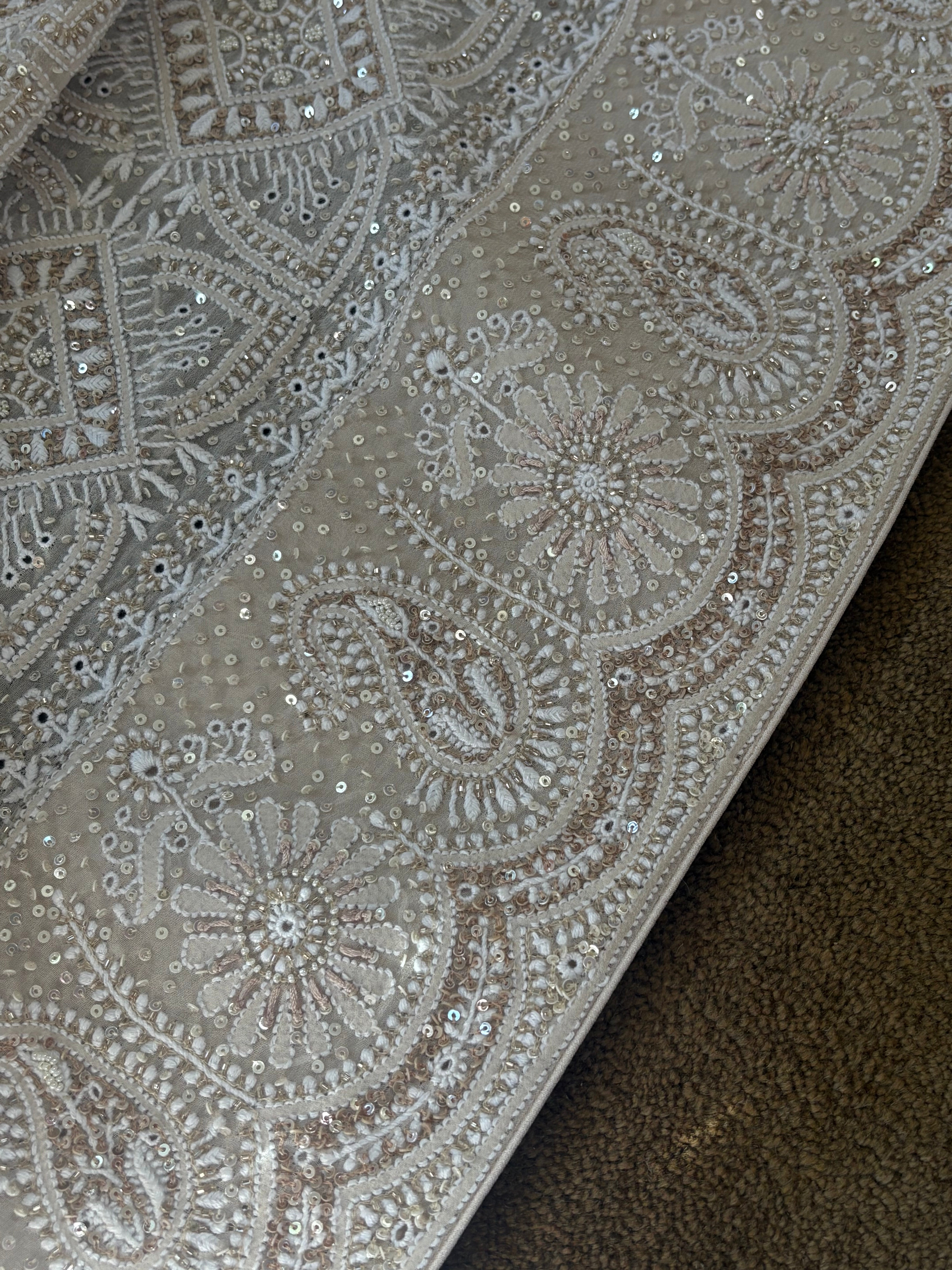 Premium Chikankari Saree