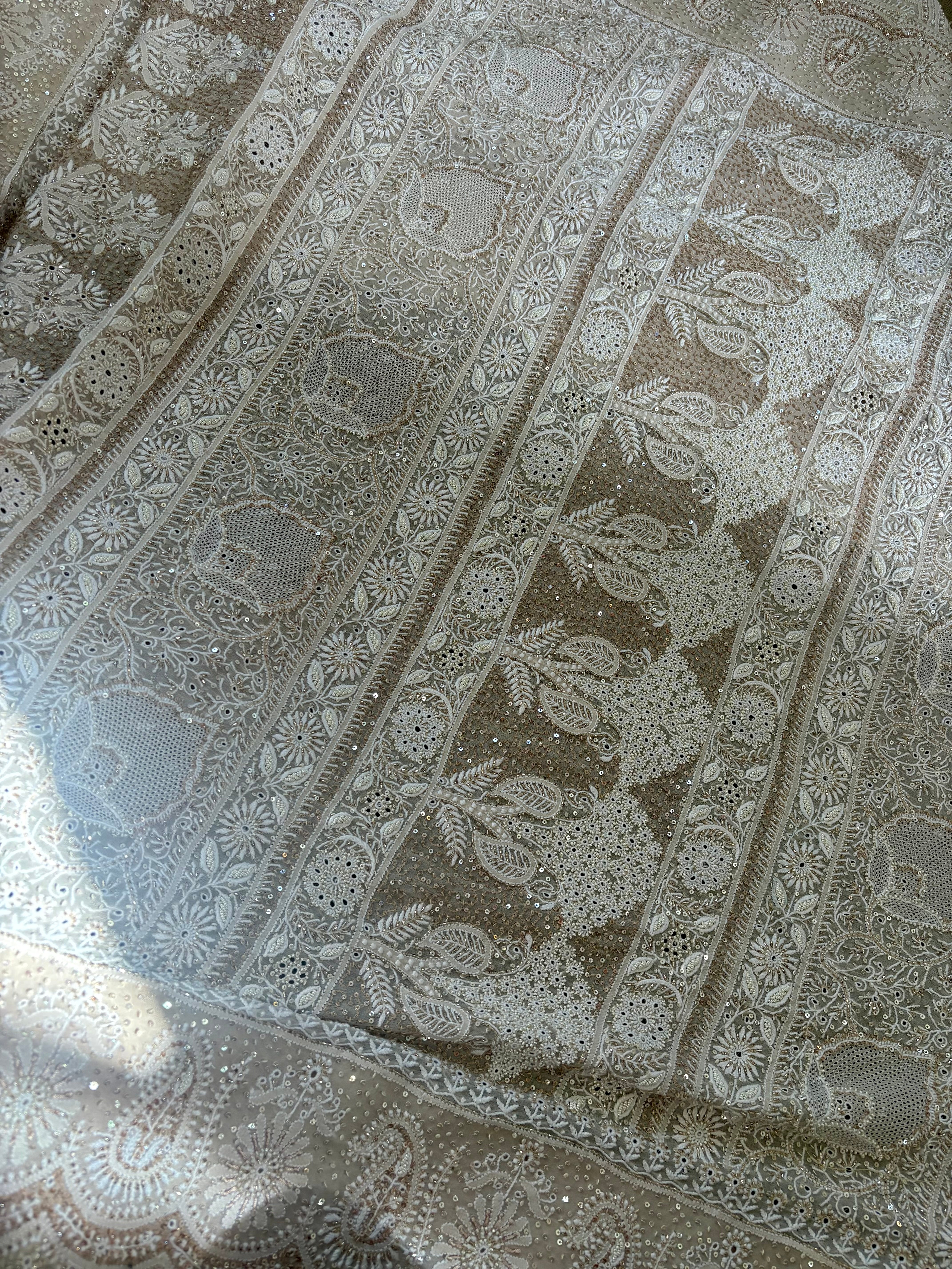 Premium Chikankari Saree