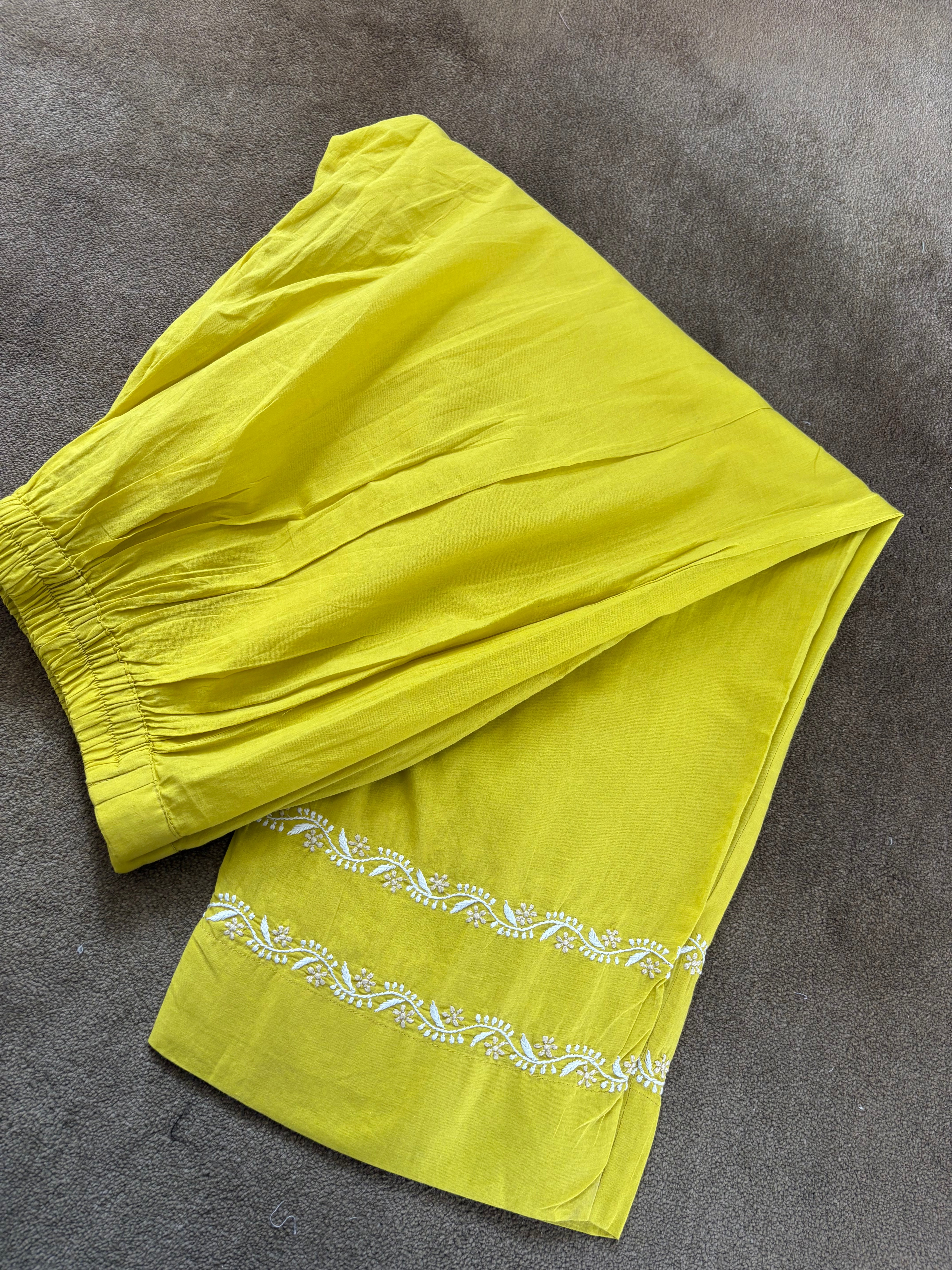 Lime Green Cotton Co-ord Set