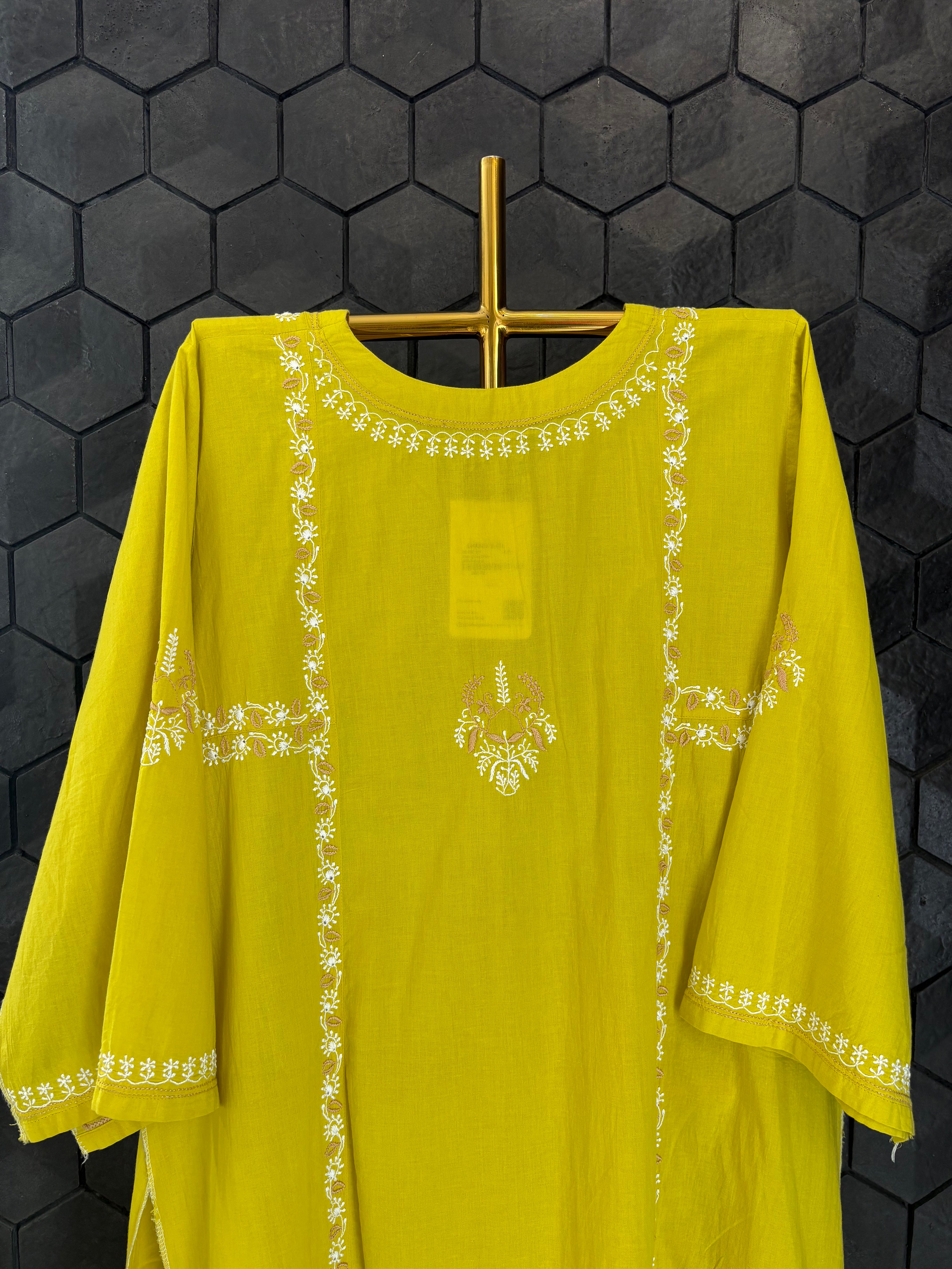 Lime Green Cotton Co-ord Set