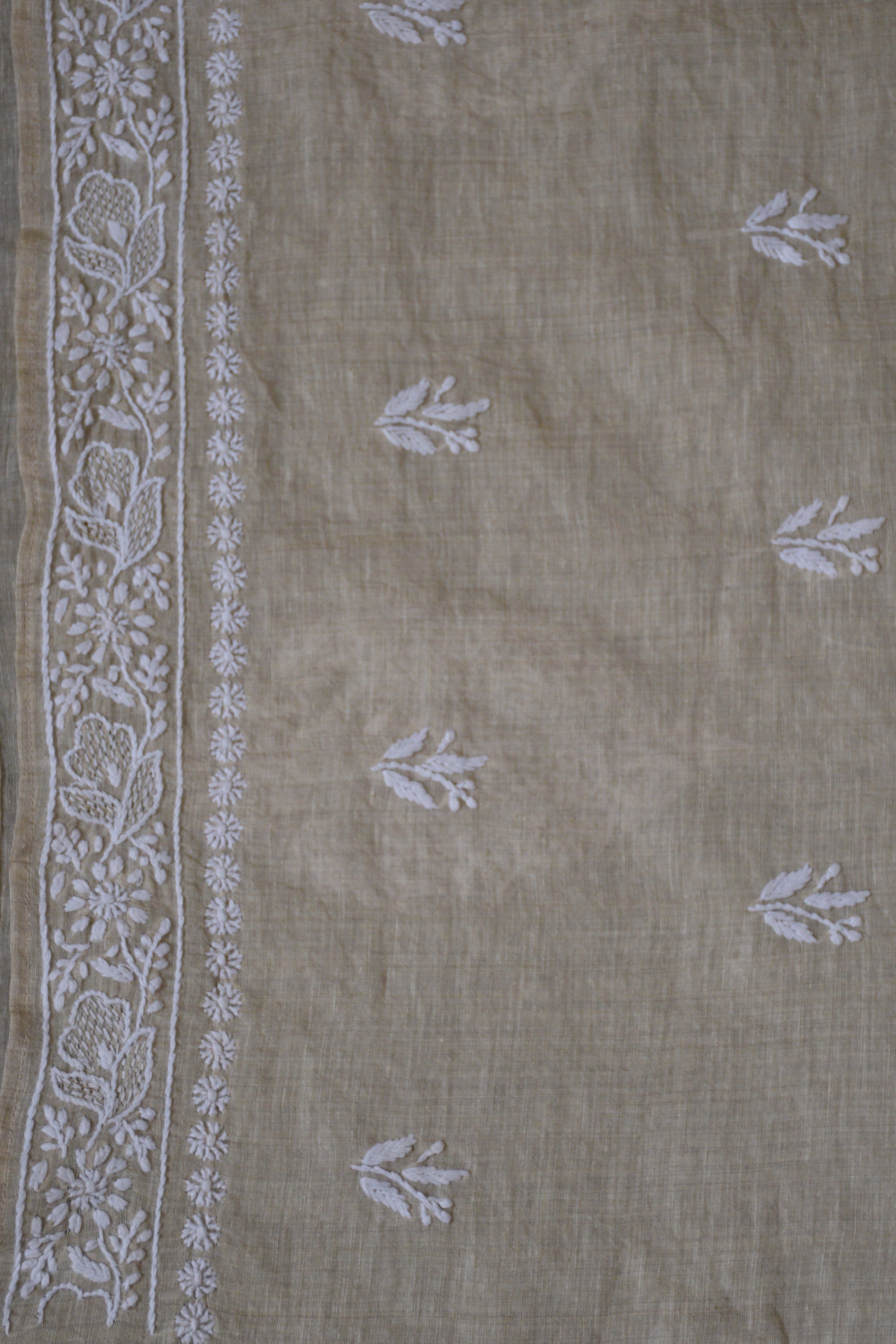 Khadi Mens Chikankari Kurta