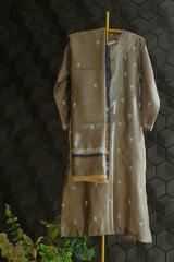 Striped Tissue Chikankari Suit Set