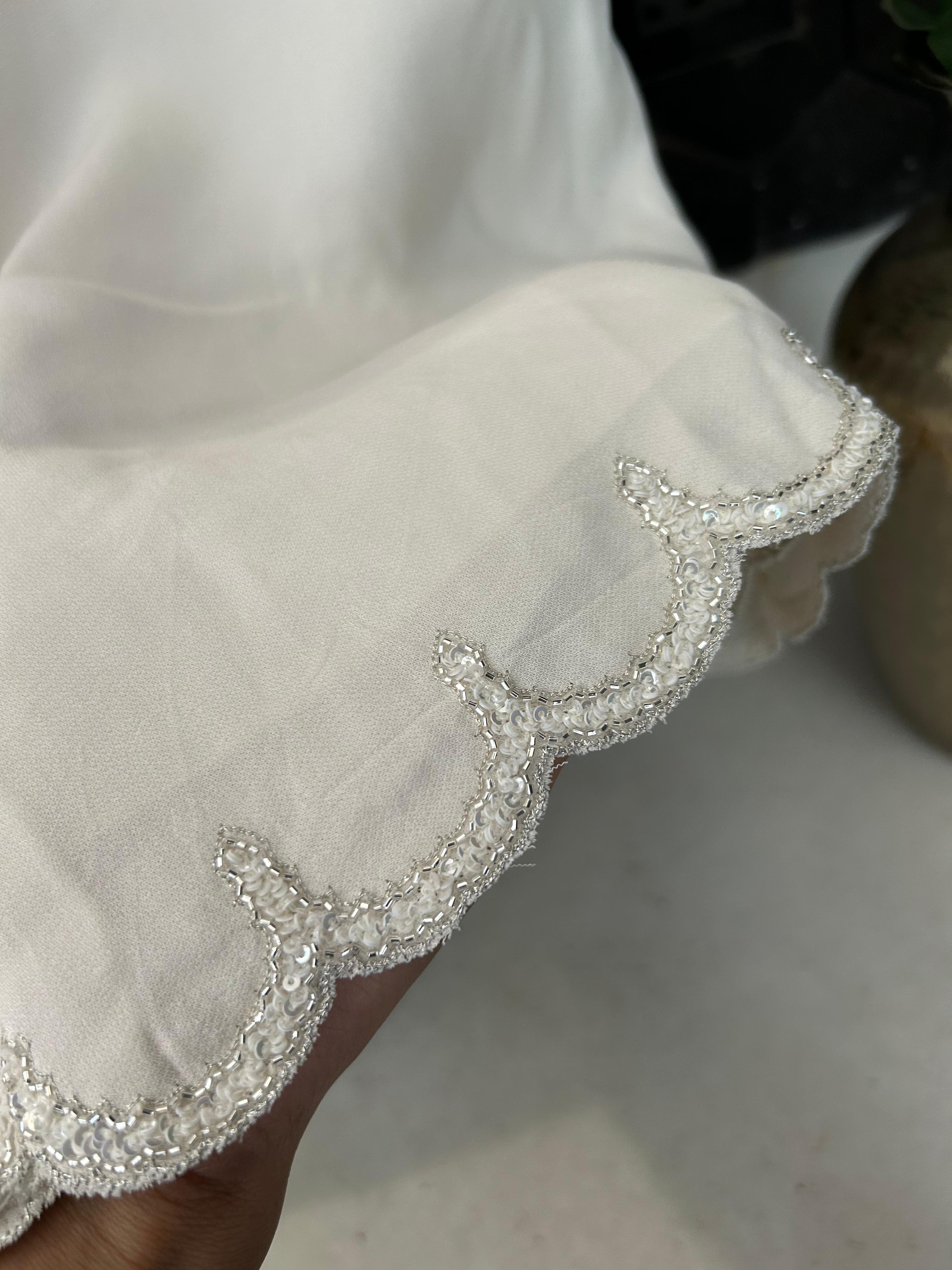 Ek-taar georgette chikankari kurta set