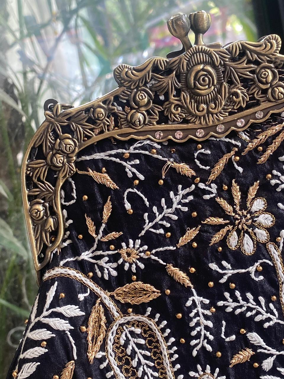 Black Silk Potli