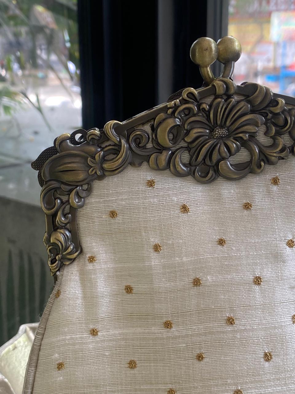 Silver Silk Potli