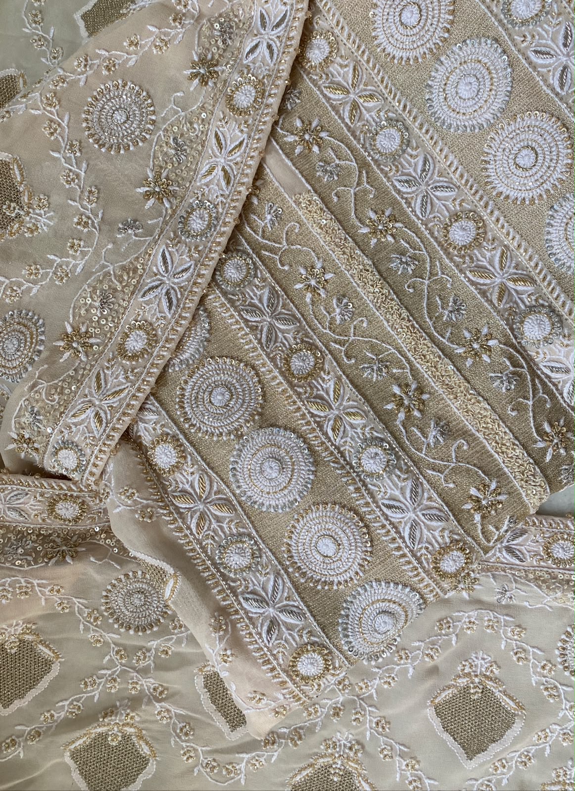 Premium Semi-Stitched Georgette Suit Set