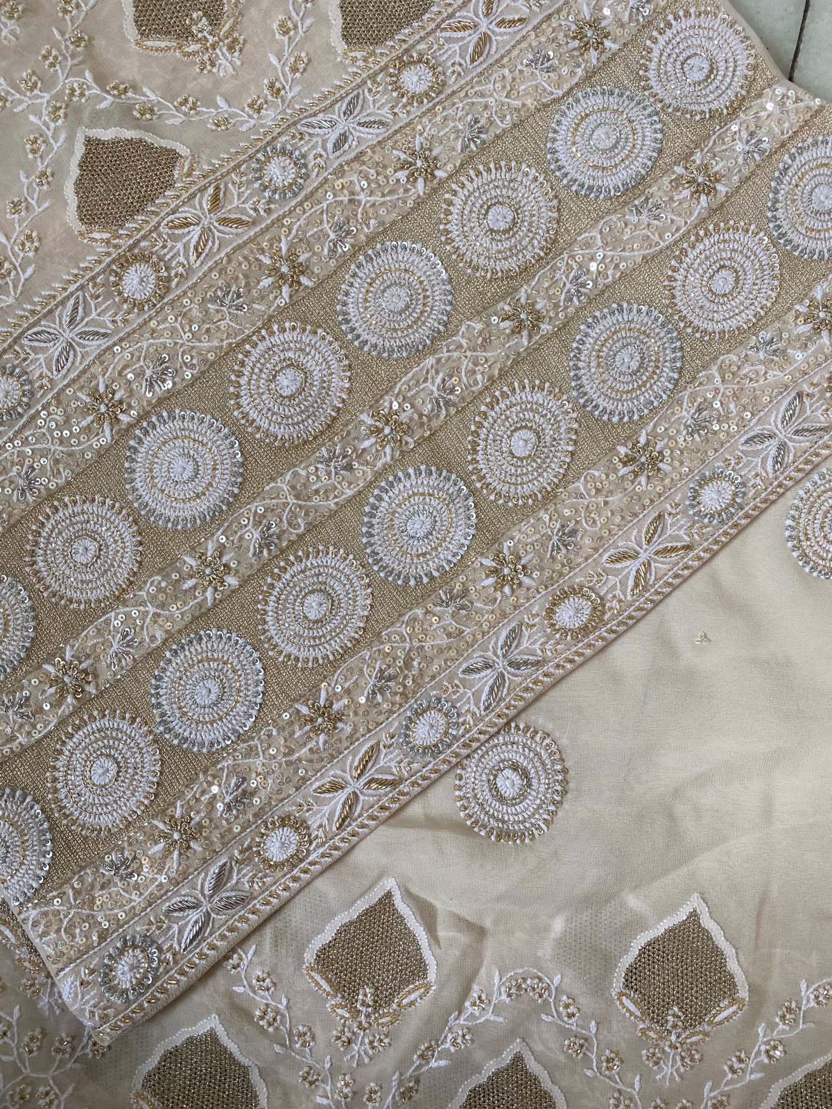 Premium Semi-Stitched Georgette Suit Set