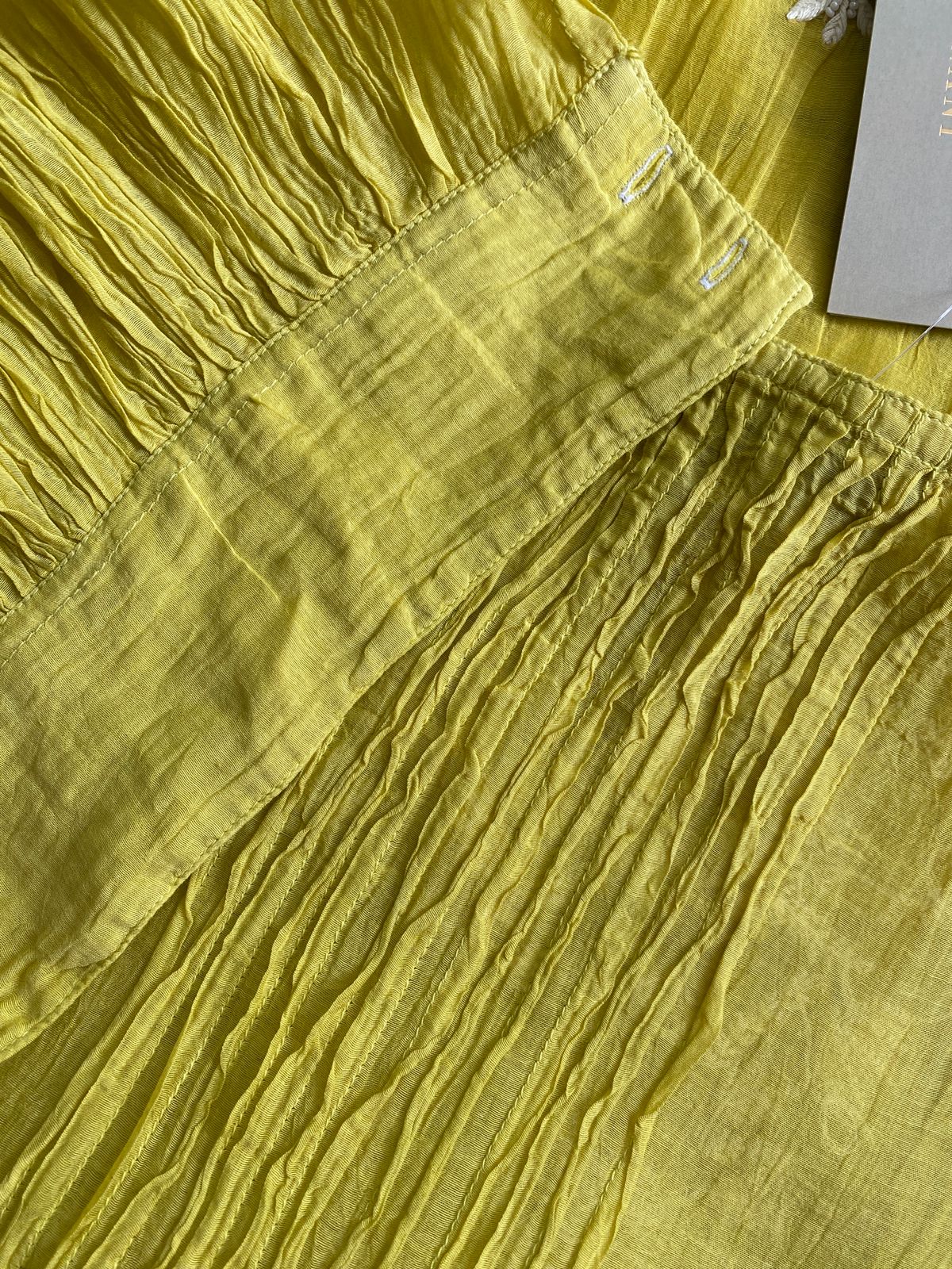 Mustard Yellow Chikankari Co-ord Set