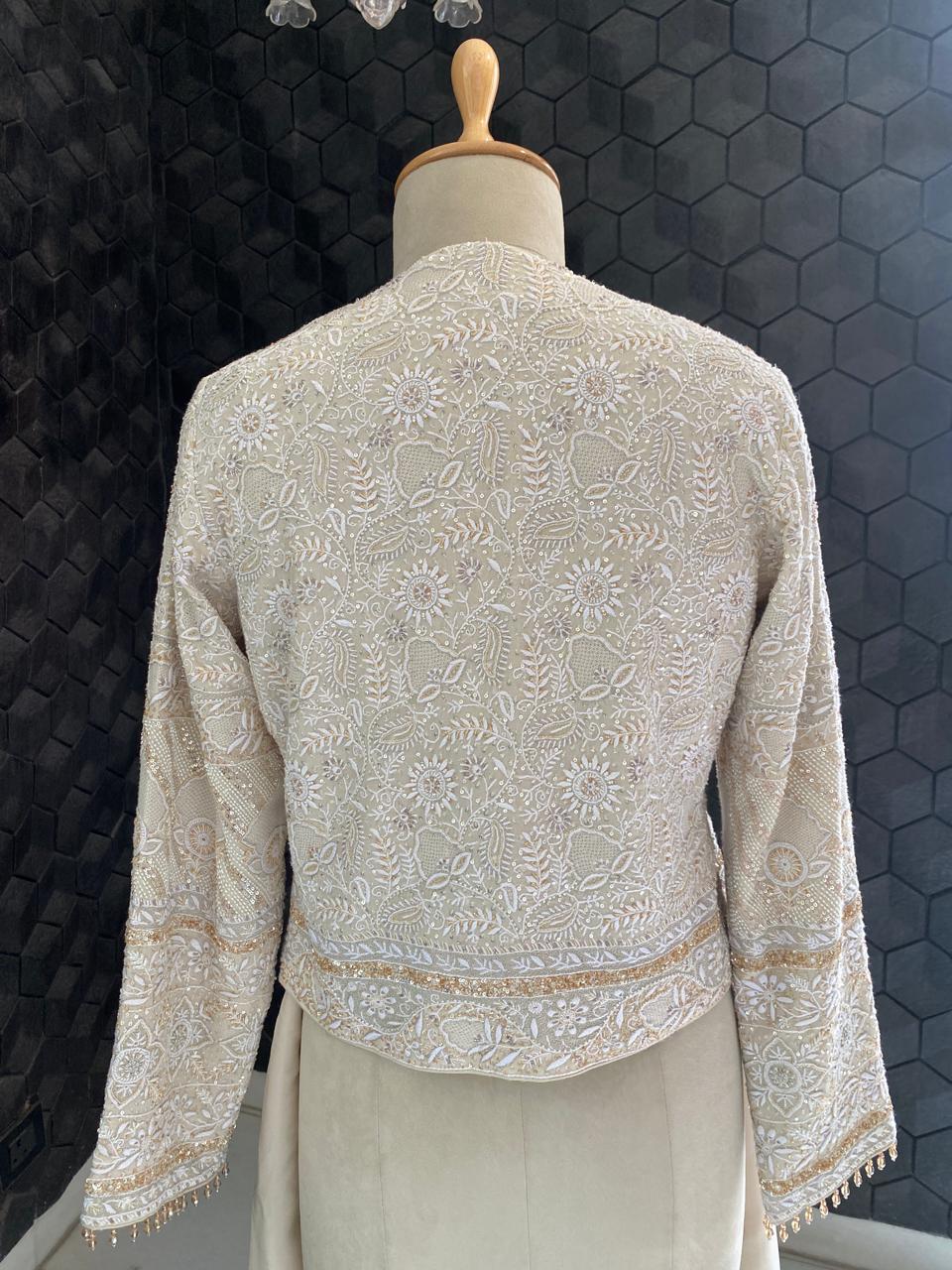 Champagne Bloom  Blazer Set