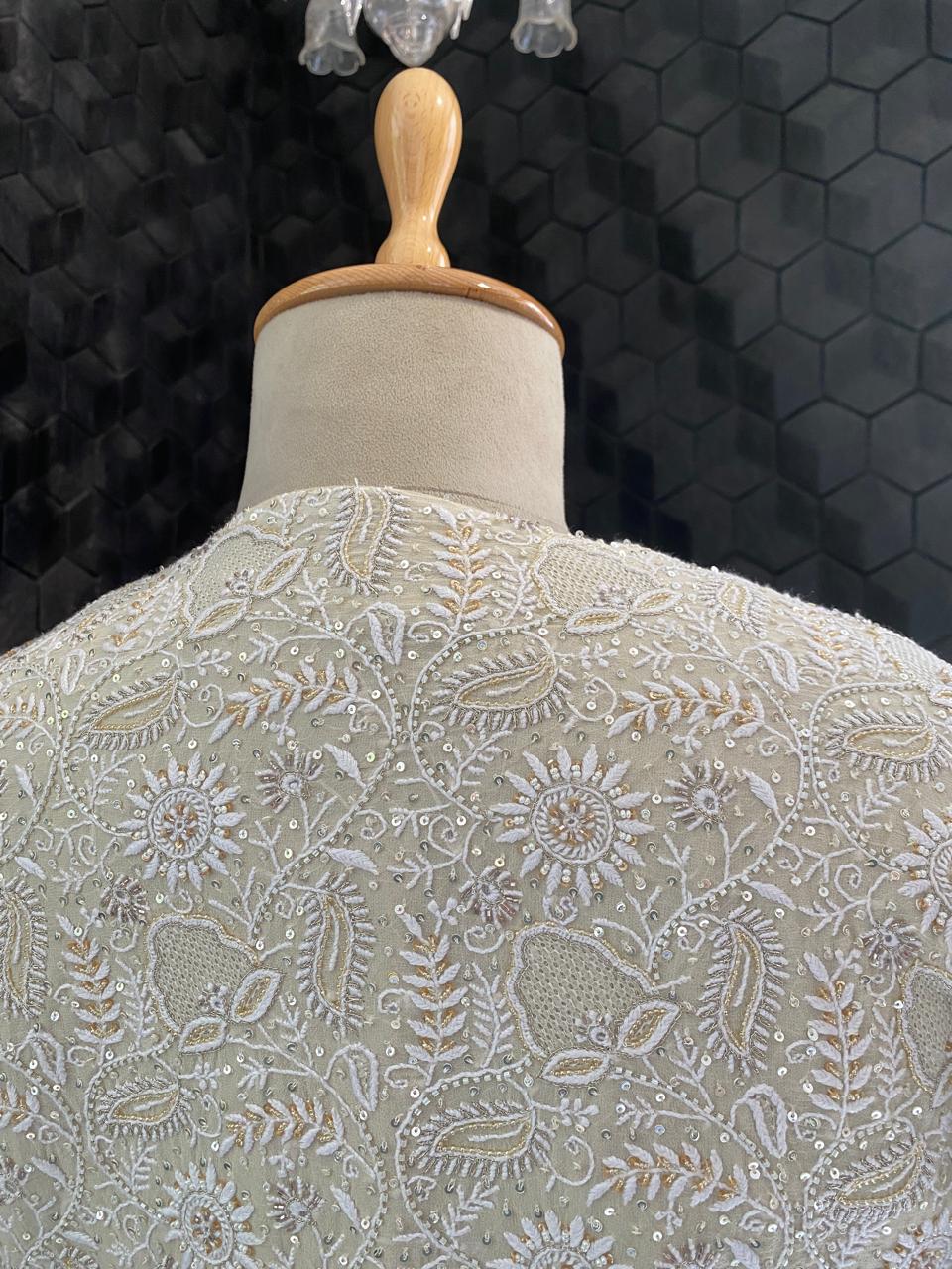 Champagne Bloom  Blazer Set