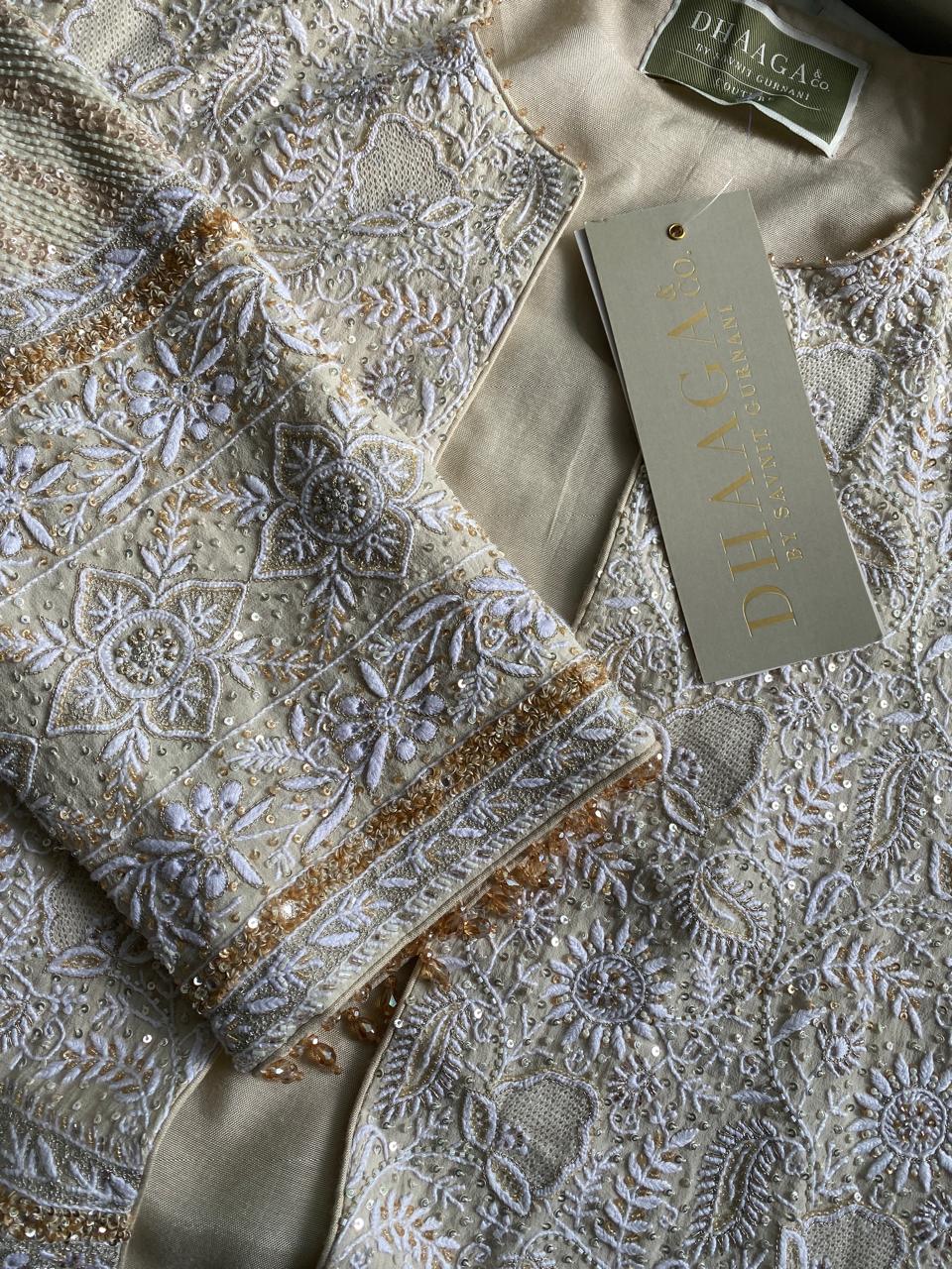 Champagne Bloom  Blazer Set